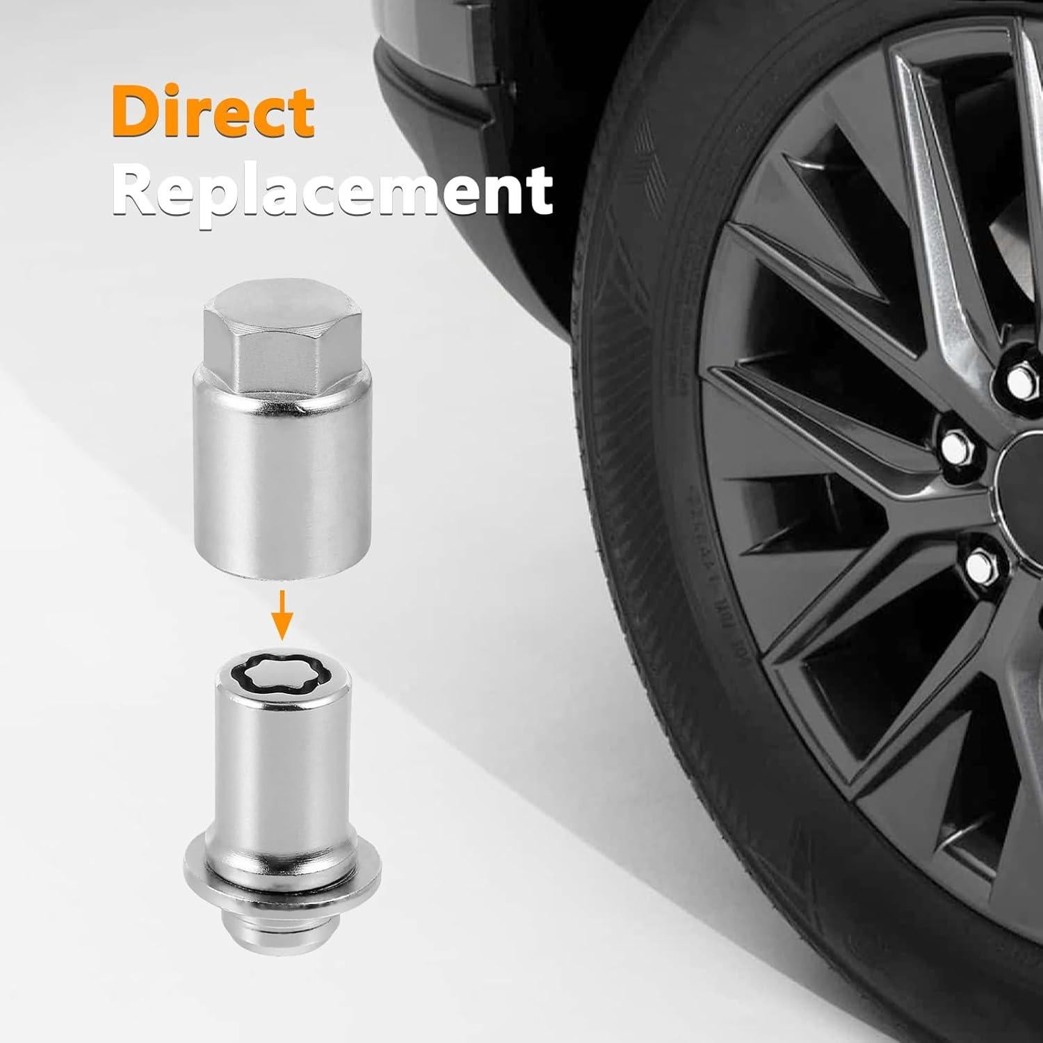 Tuercas de bloqueo de rueda GOMADEIT para Toyota y Lexus 1998-2023