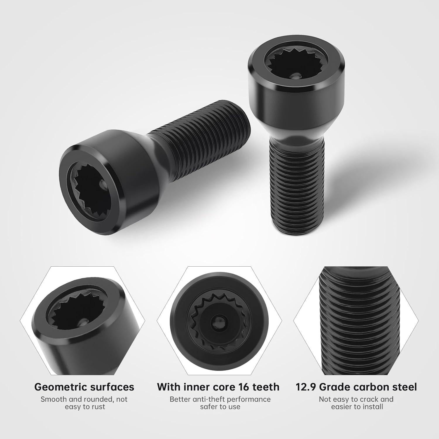 Juego de 5 Tuercas de Seguridad BMW E65 E66 745 750 760