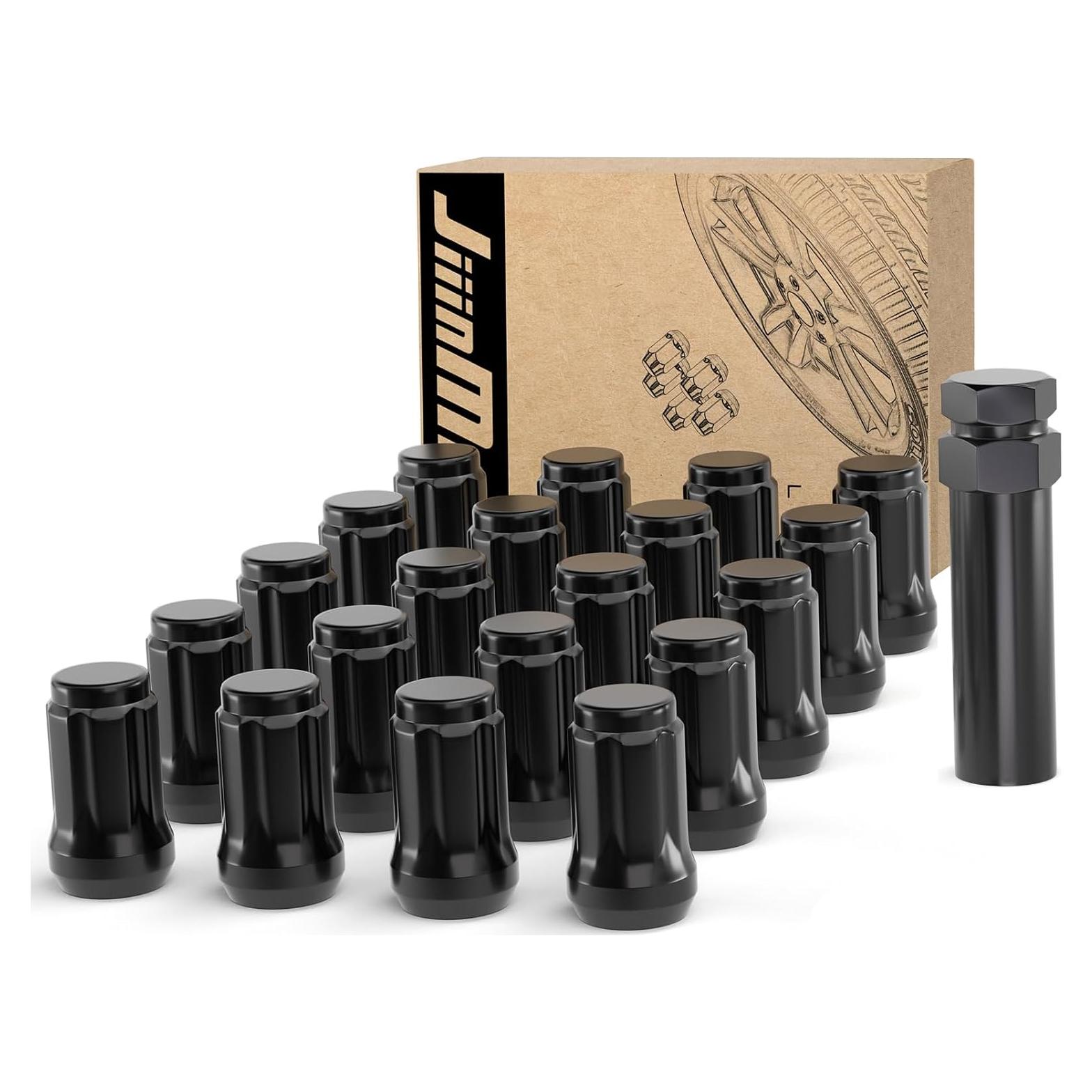 Tuercas de Llantas JiiinMiiin M12x1.5 Cromo 20 Piezas 8.89 cm