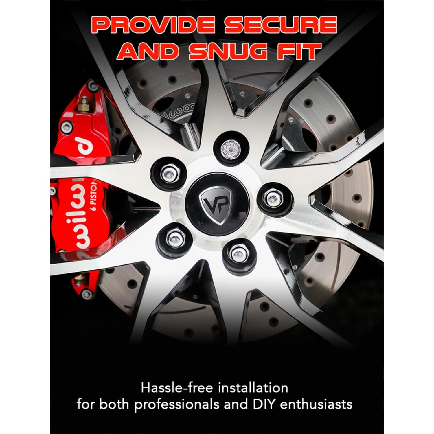 Juego de 4 Tuercas de Rueda Cromadas Veritek 12x1.25mm para Nissan