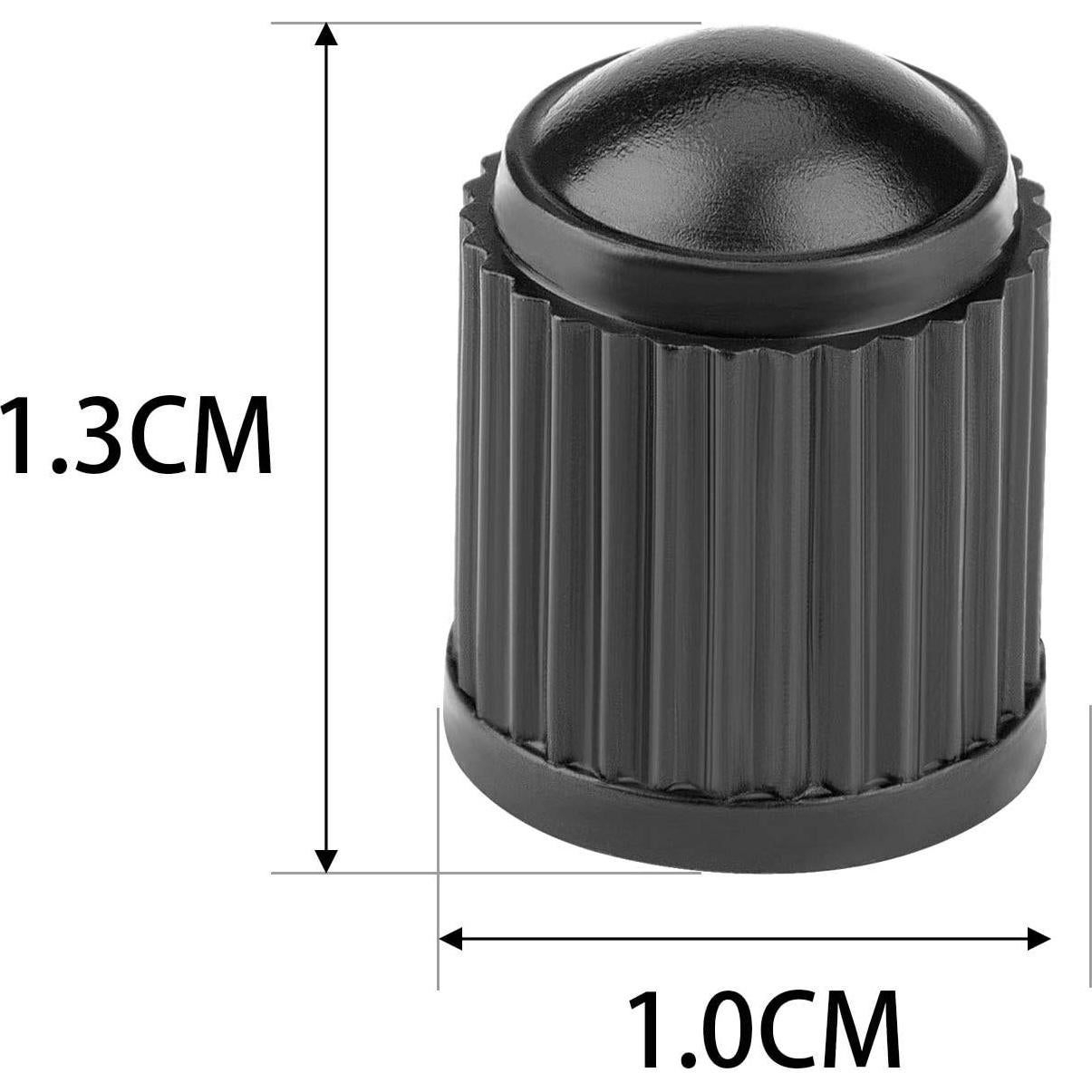 150 Tapas de Válvula de Neumático Awpeye Universales Negras