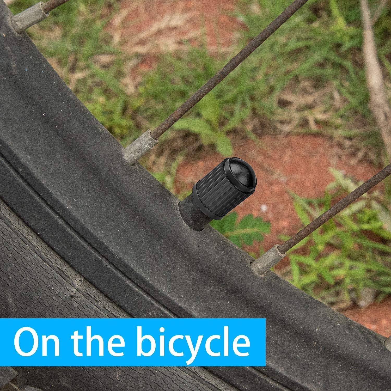 150 Tapas de Válvula de Neumático Awpeye Universales Negras