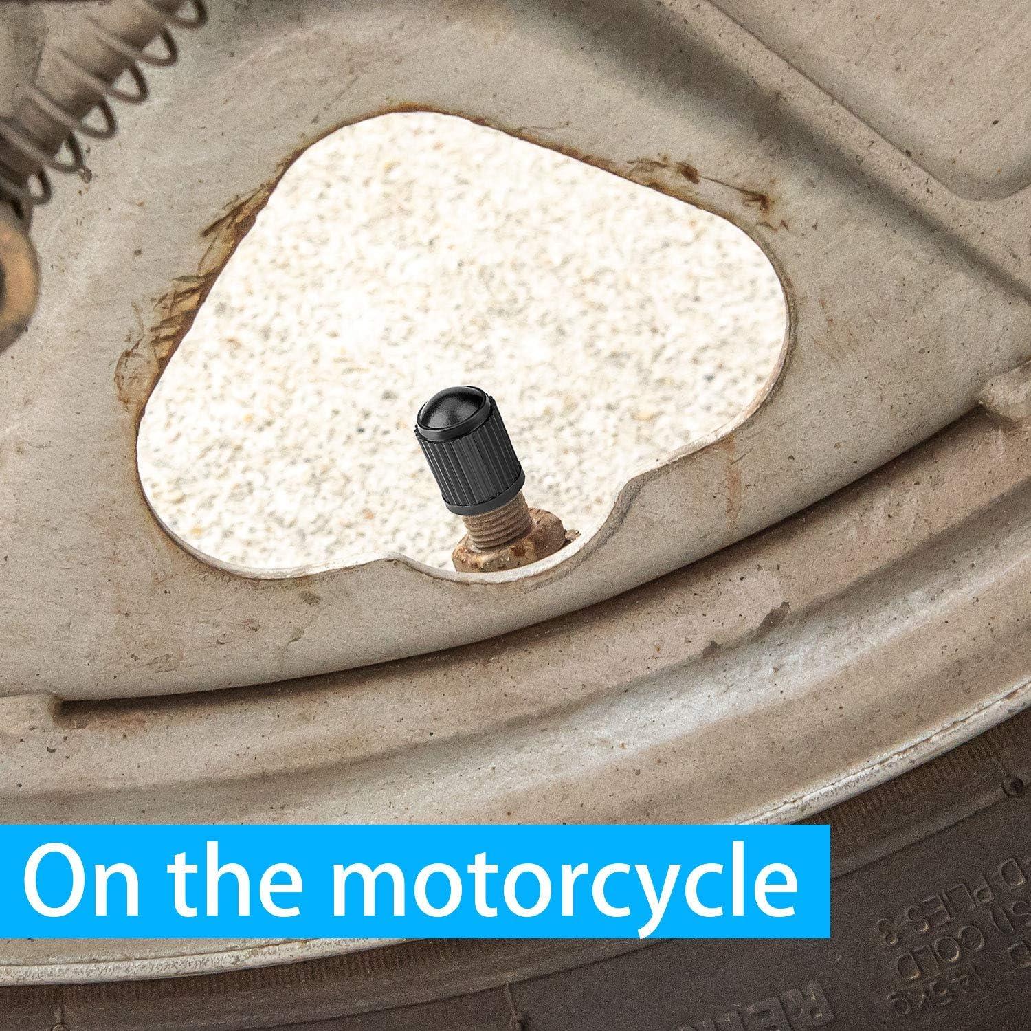 150 Tapas de Válvula de Neumático Awpeye Universales Negras