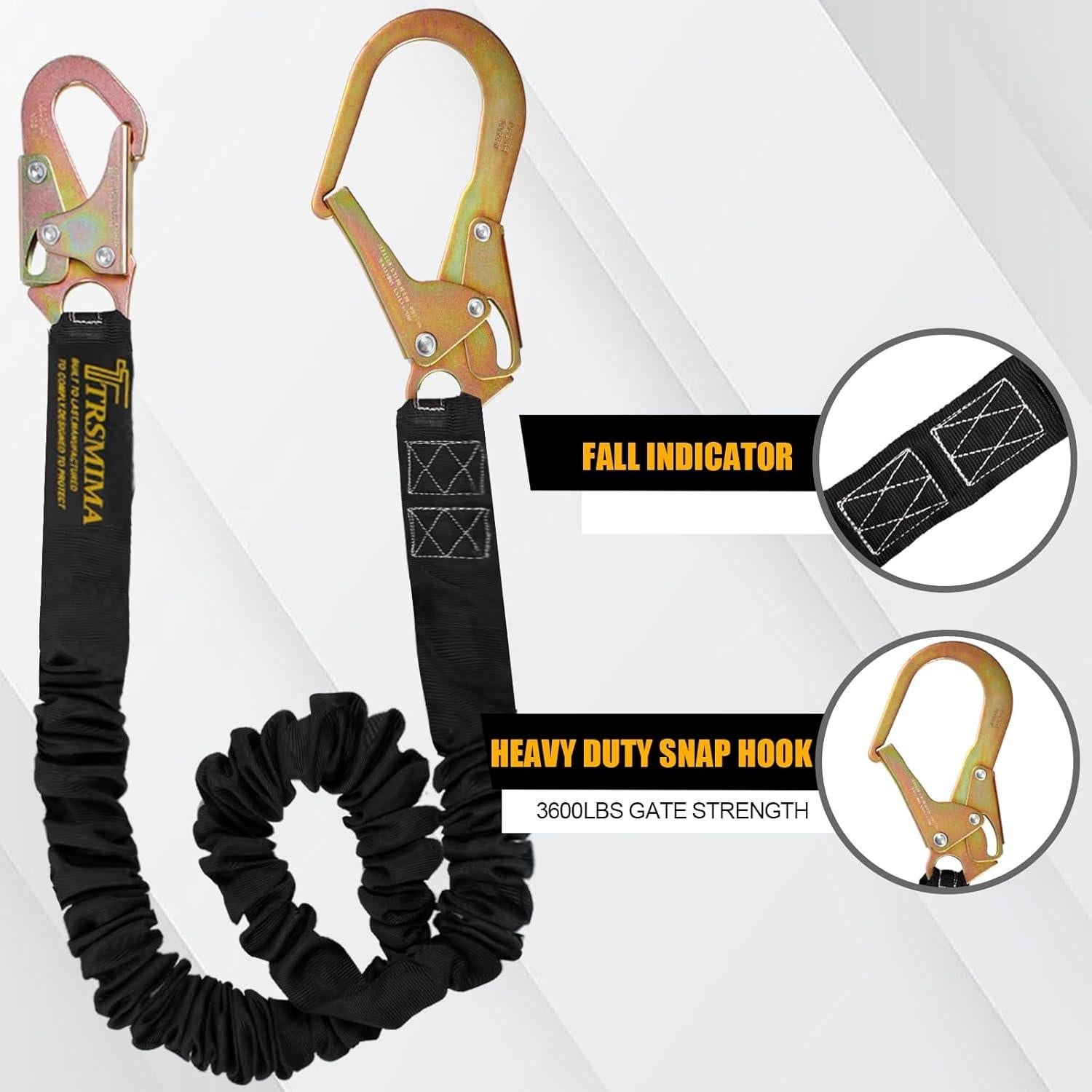 Lanyard de Seguridad TT TRSMIMA con Amortiguador 1.83 m