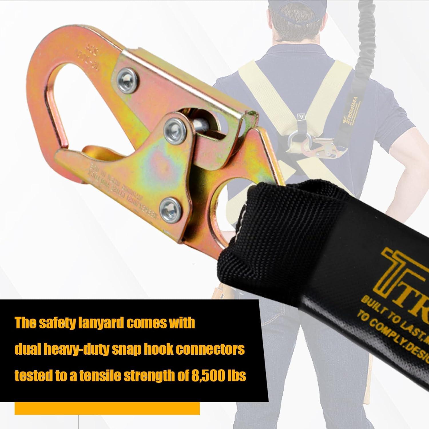 Lanyard de Seguridad TT TRSMIMA con Amortiguador 1.83 m