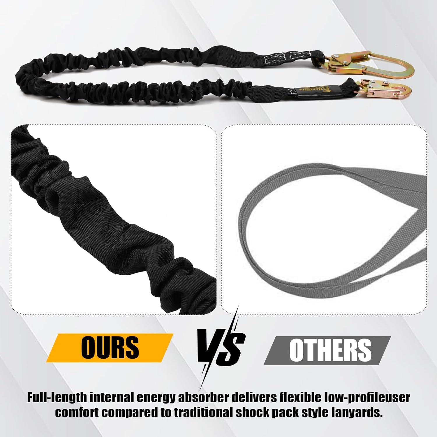 Lanyard de Seguridad TT TRSMIMA con Amortiguador 1.83 m