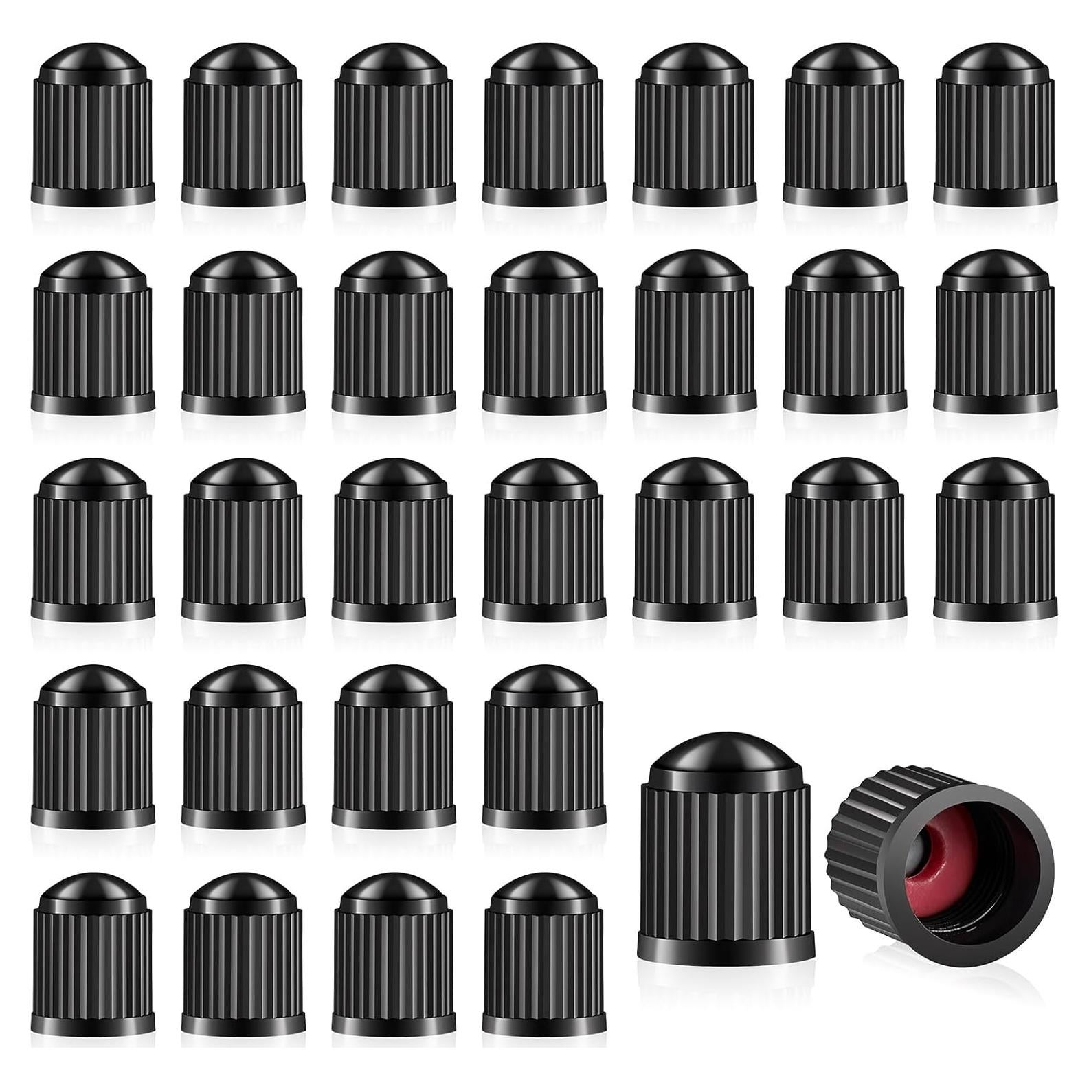 Paquete de 500 Tapas de Vástago de Válvula SynHHergyx Negras