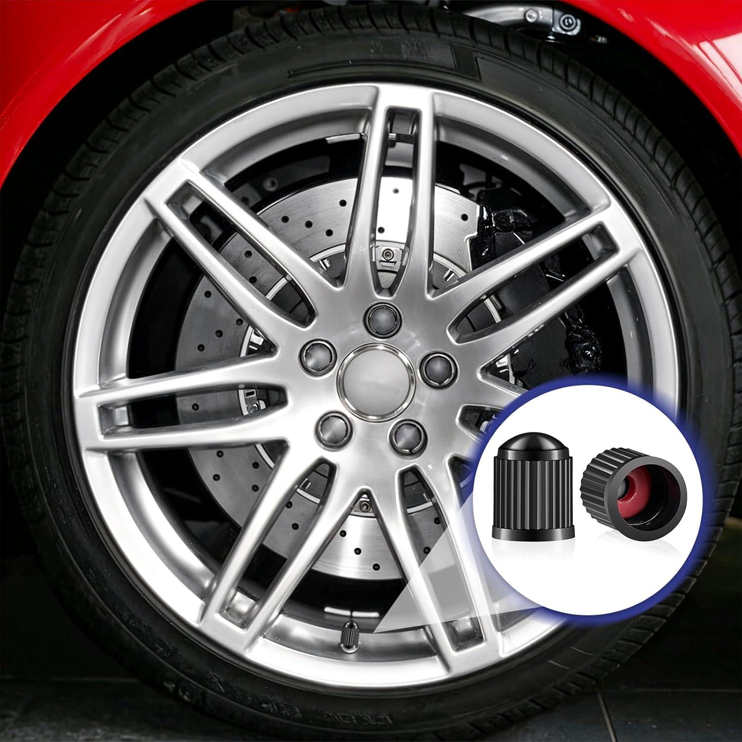 Paquete de 500 Tapas de Vástago de Válvula SynHHergyx Negras