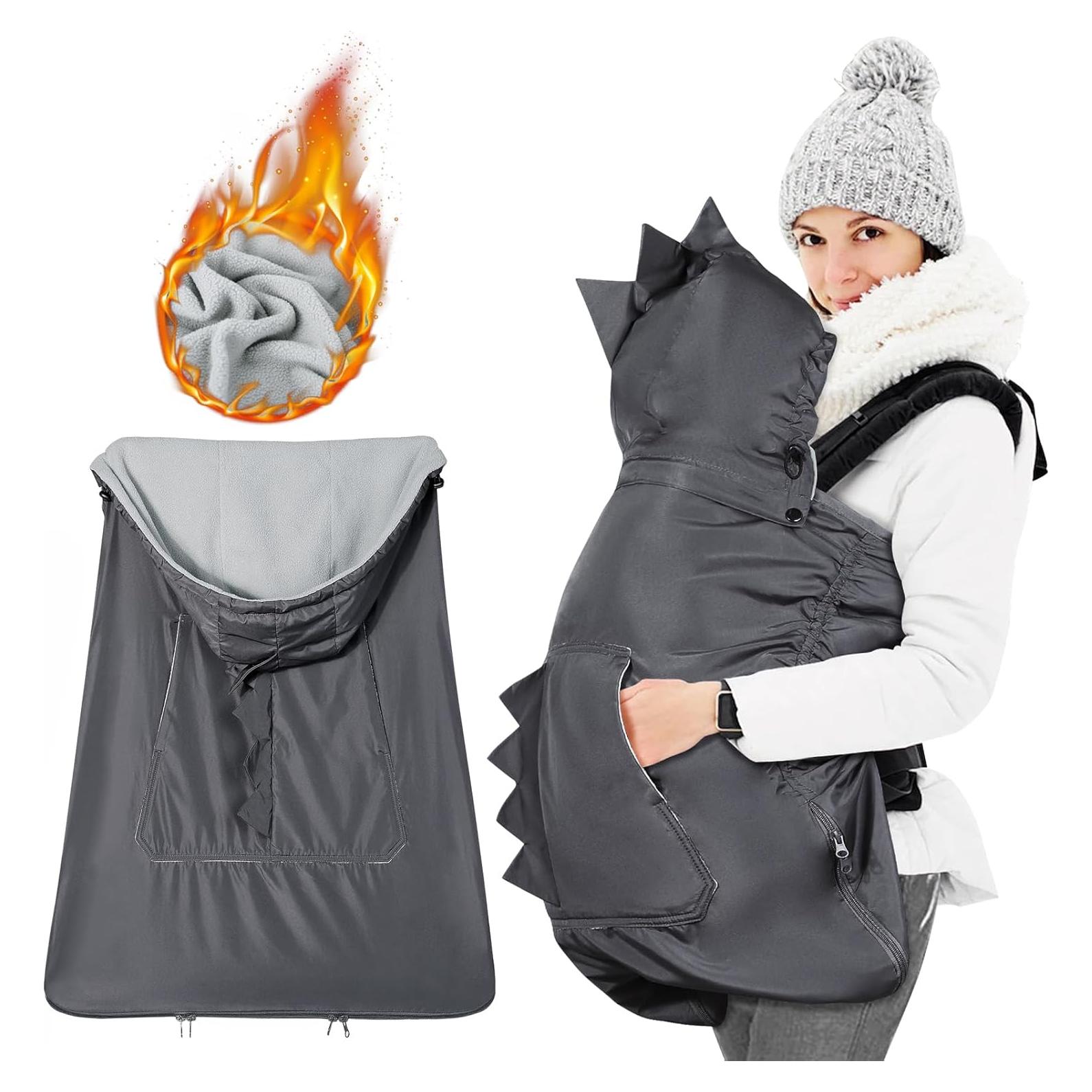 Cubierta para Portabebés Orzbow Gris Oscuro 3 Temporadas Impermeable