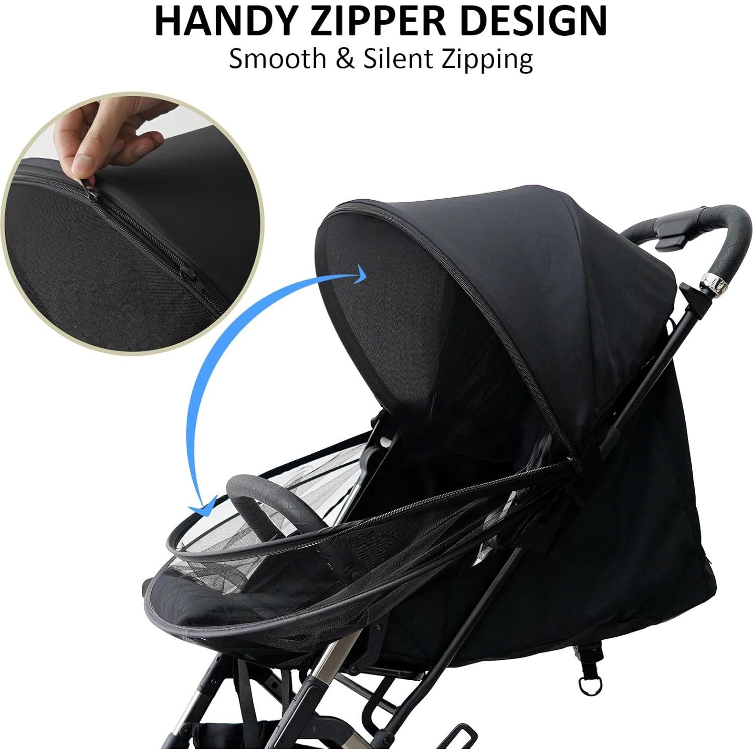 Cubierta para cochecito Cheermomo CM-SR con red y sombra UV