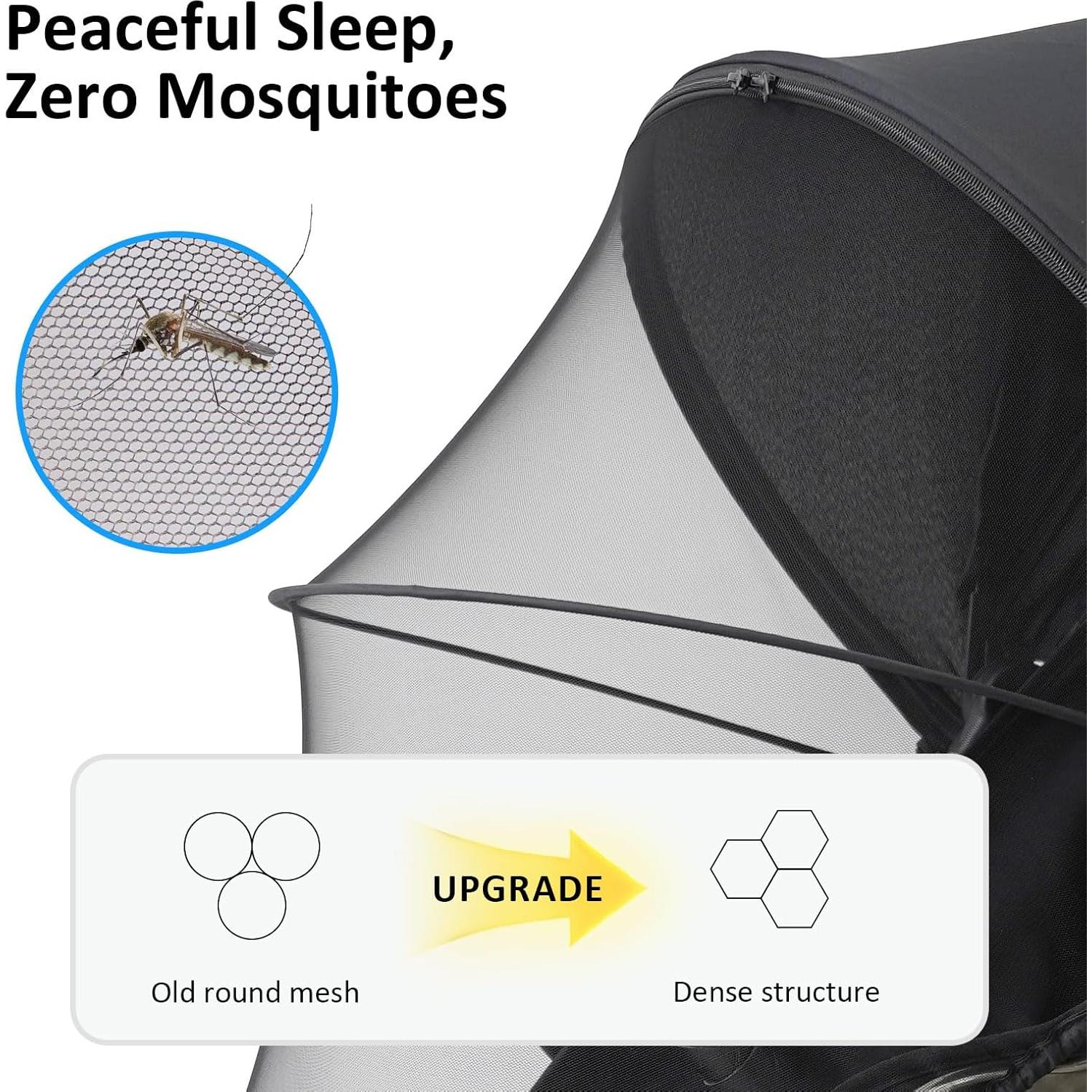 Cubierta para cochecito Cheermomo CM-SR con red y sombra UV