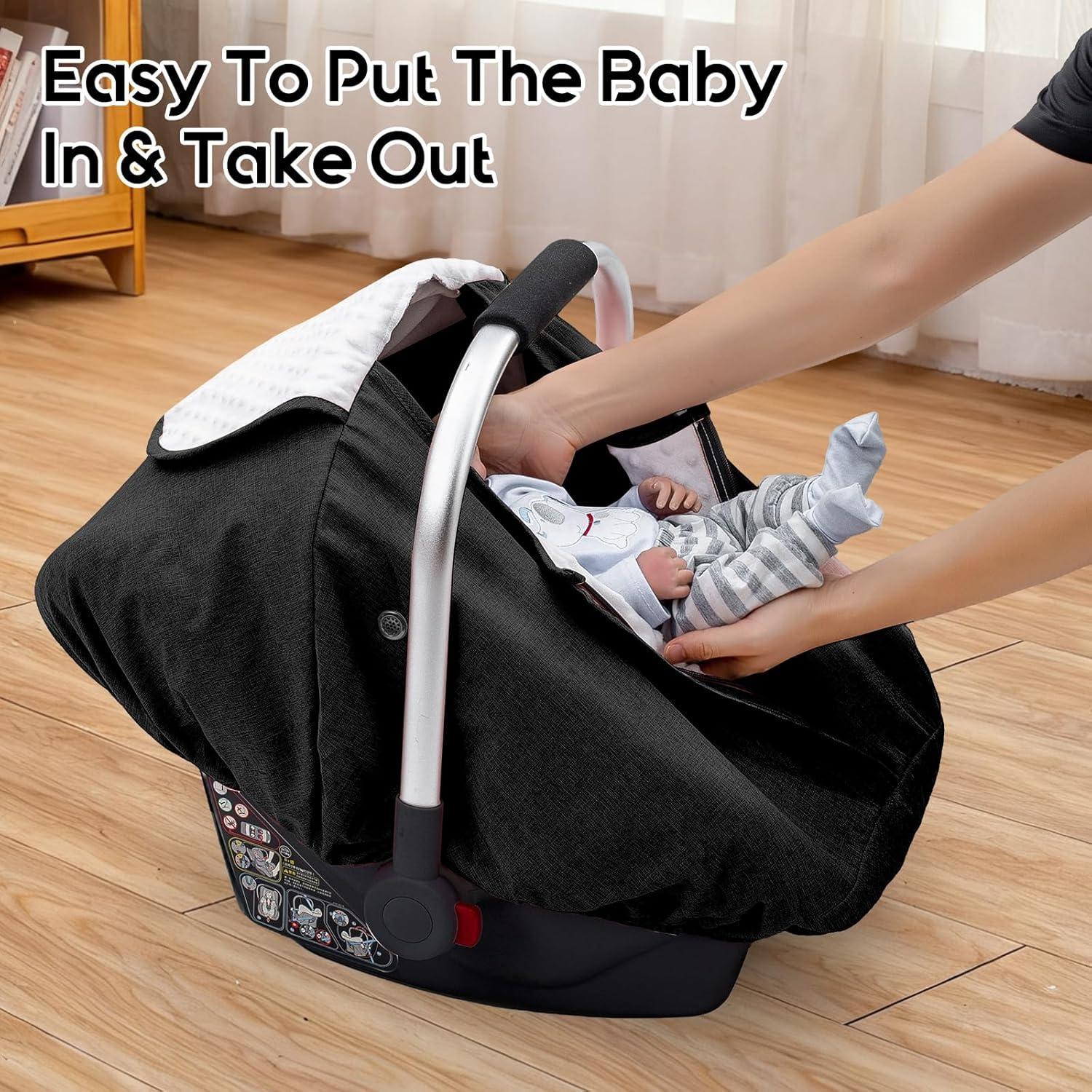 Cubierta de Asiento de Coche KENKYO para Bebé - Impermeable y Cálido