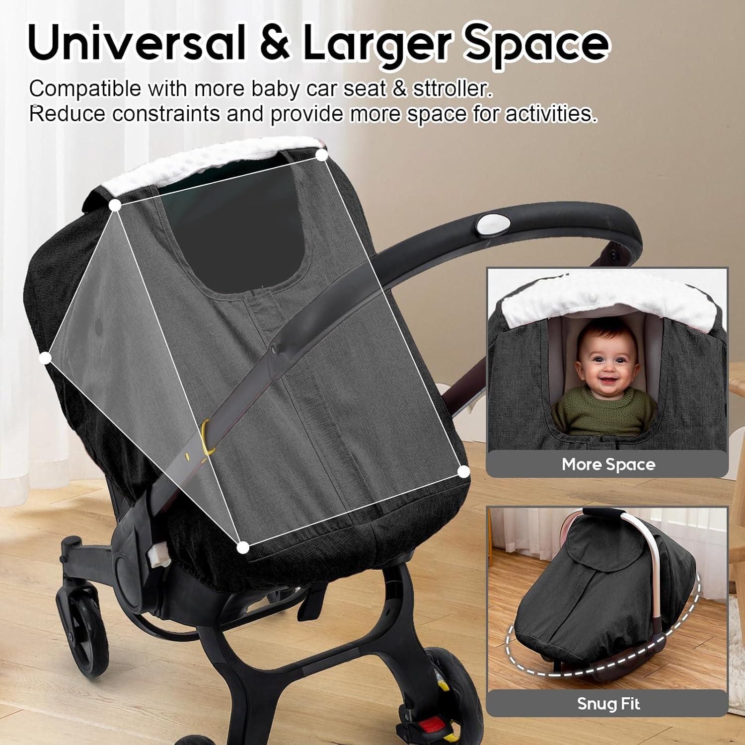 Cubierta de Asiento de Coche KENKYO para Bebé - Impermeable y Cálido