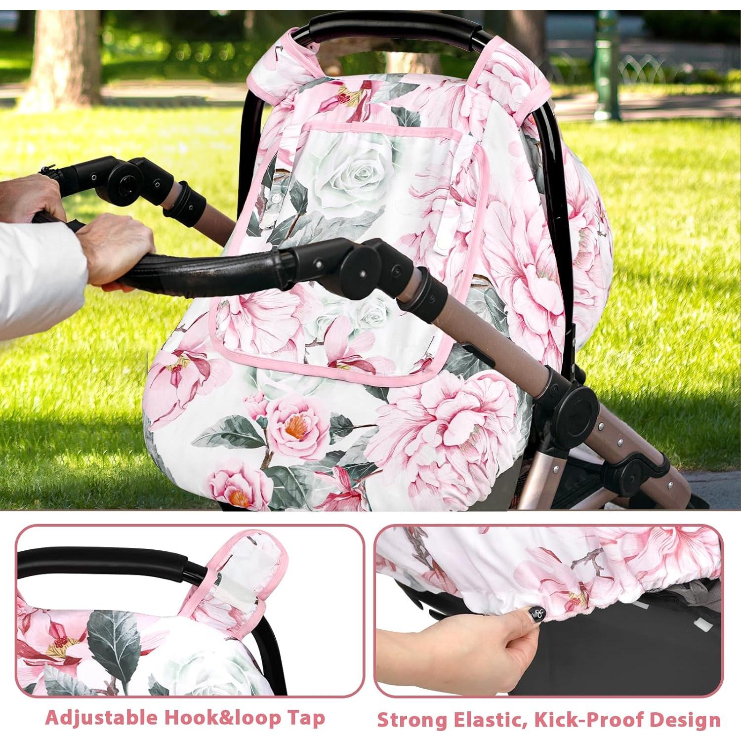 Funda de Asiento de Coche Pea Pod Floral para Bebé - Universal