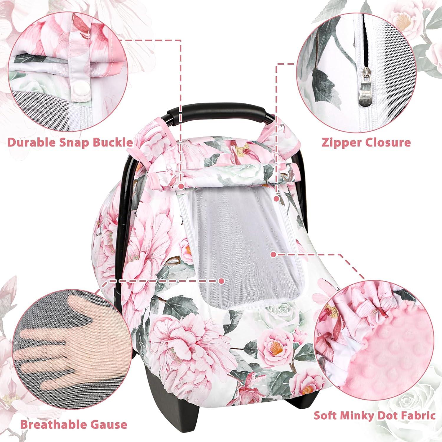 Funda de Asiento de Coche Pea Pod Floral para Bebé - Universal