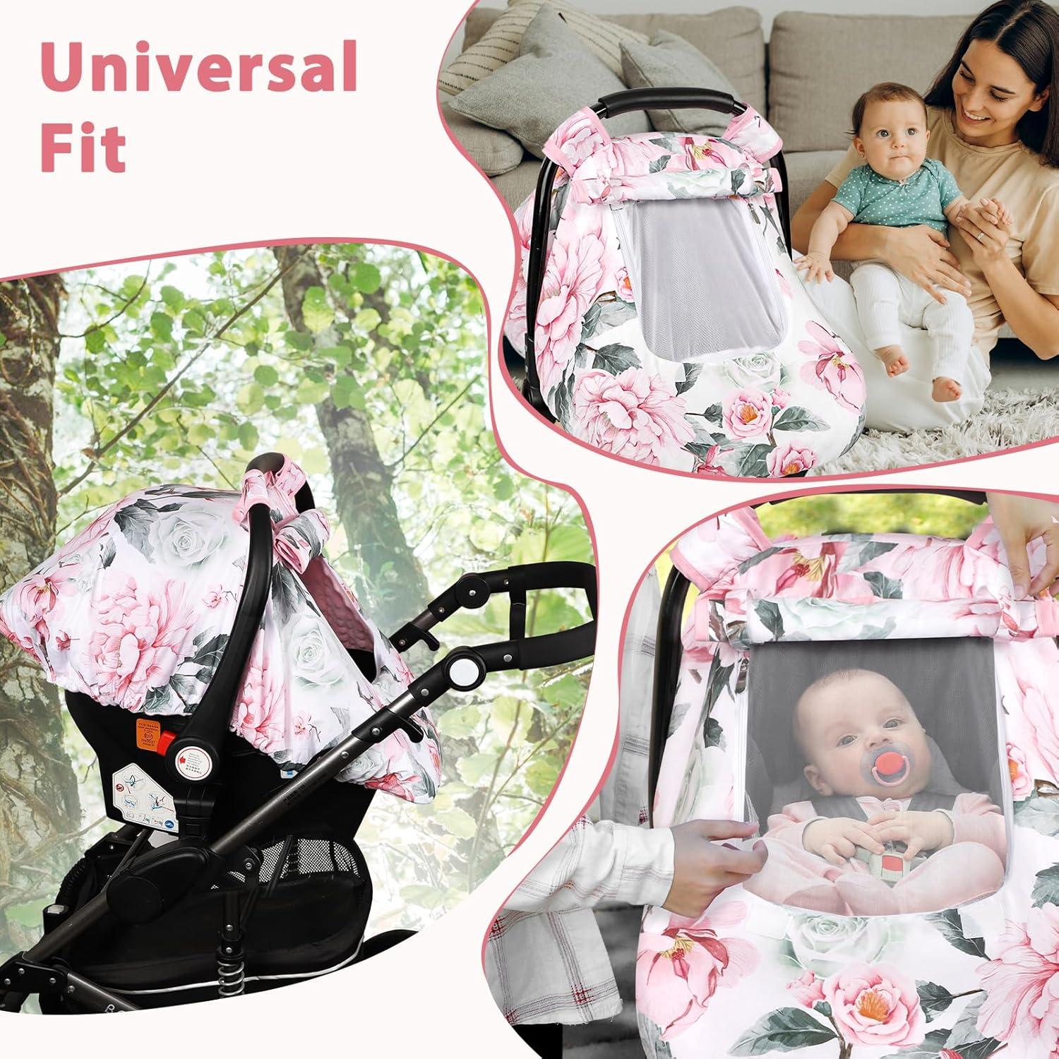 Funda de Asiento de Coche Pea Pod Floral para Bebé - Universal