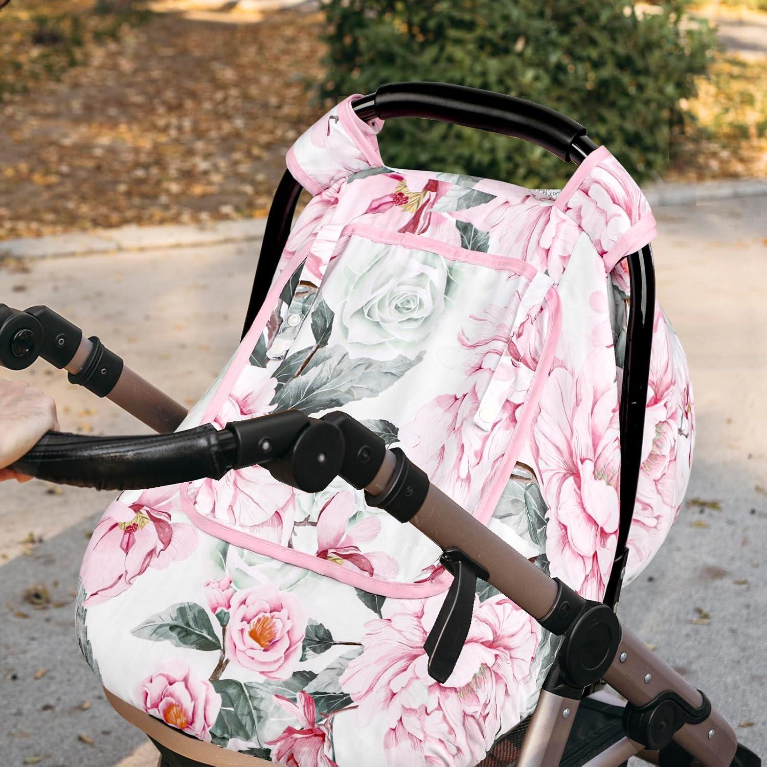 Funda de Asiento de Coche Pea Pod Floral para Bebé - Universal