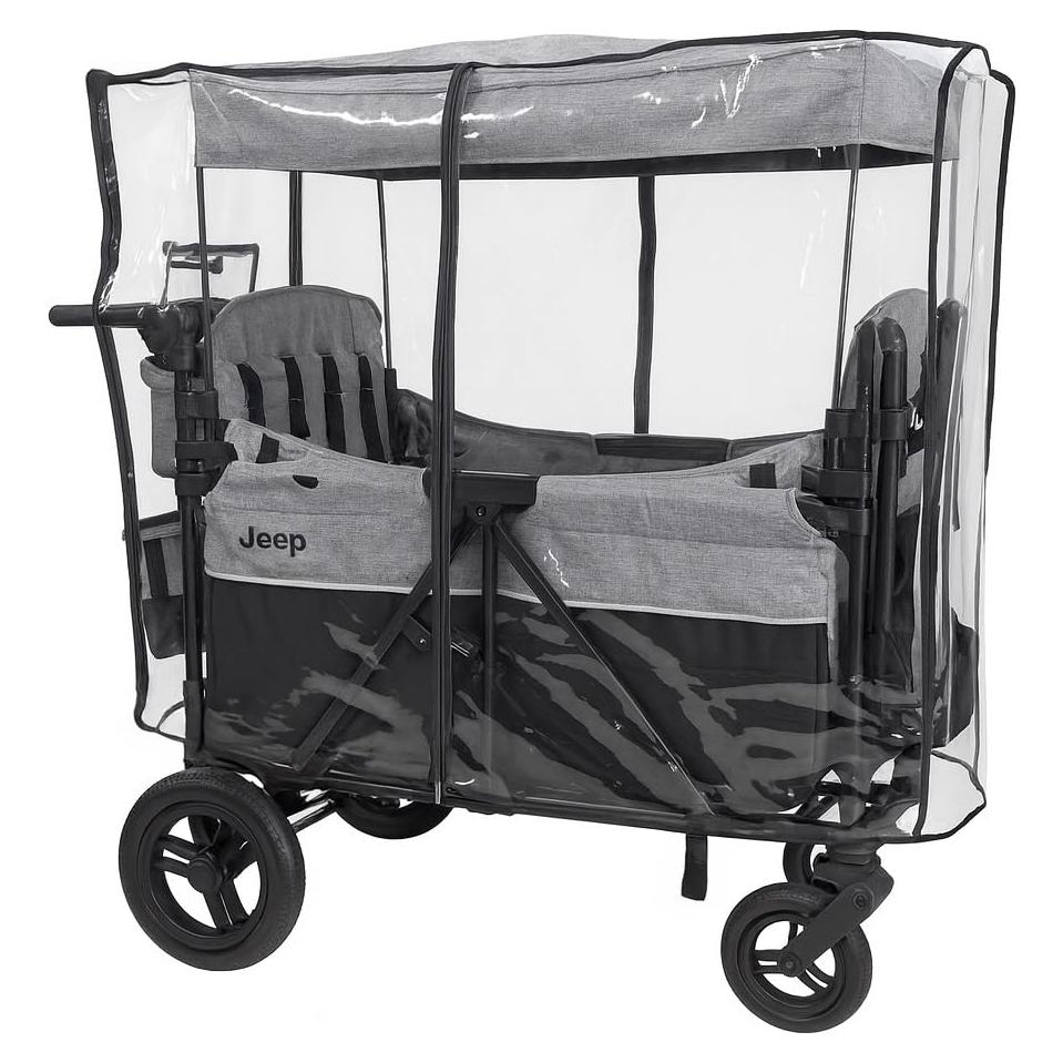 Funda de Lluvia SASHA para Jeep Wrangler Deluxe 4 Asientos - Transparente