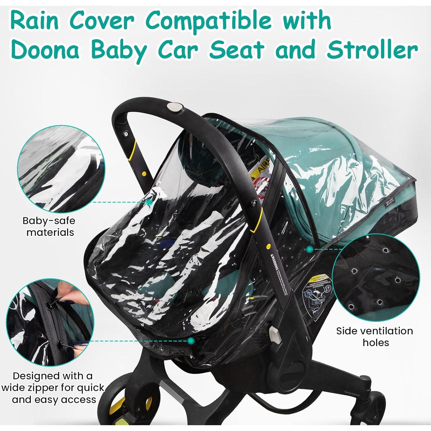 Cubierta de Lluvia para Silla de Auto Doona - Protección Total