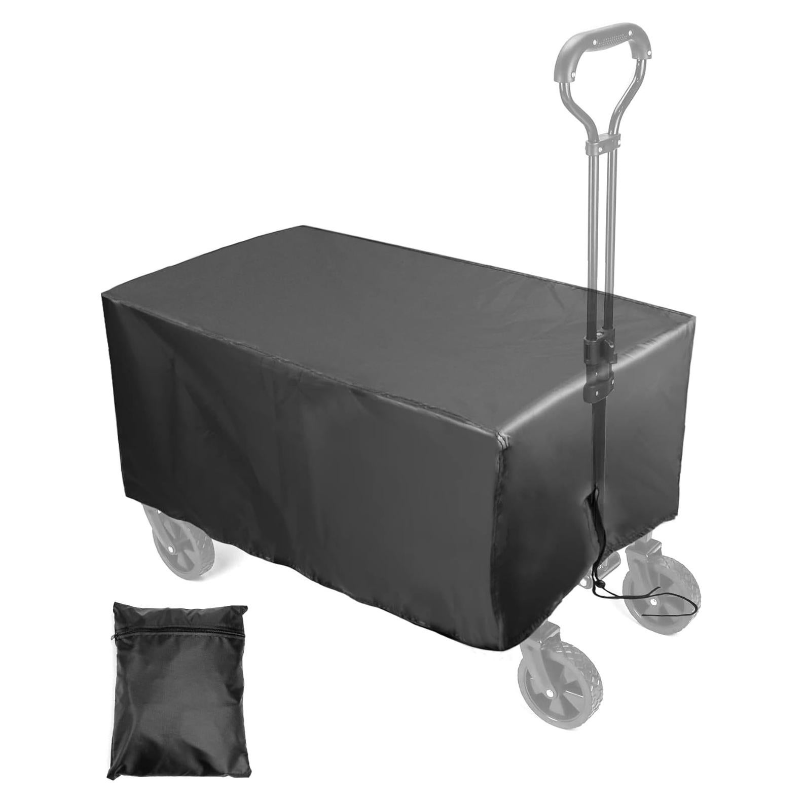 Cubierta Plegable Impermeable QWORK 600D para Carro Jardín 97x56x51cm