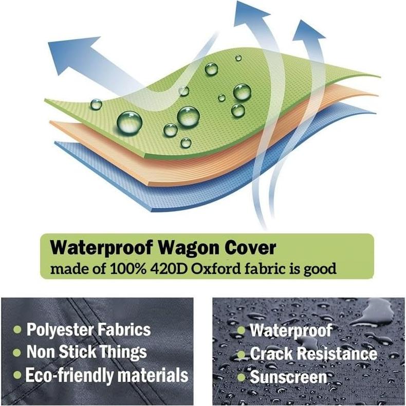 Cubierta Impermeable TiTigerella para Carro Plegable 96x65cm