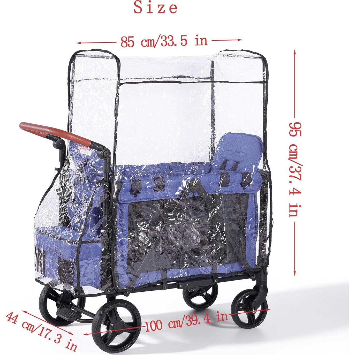 Cubierta de Lluvia SeedFuture para Carro de Paseo W2 - Impermeable y a Prueba de Viento