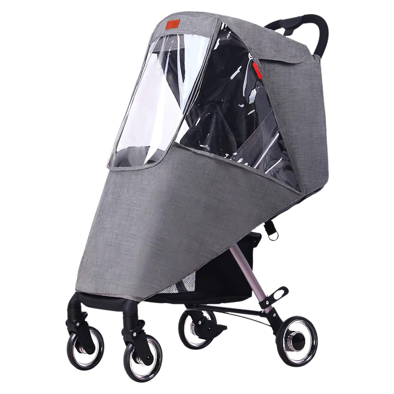Cubierta de Lluvia para Cochecito de Bebé Universal con Ventana
