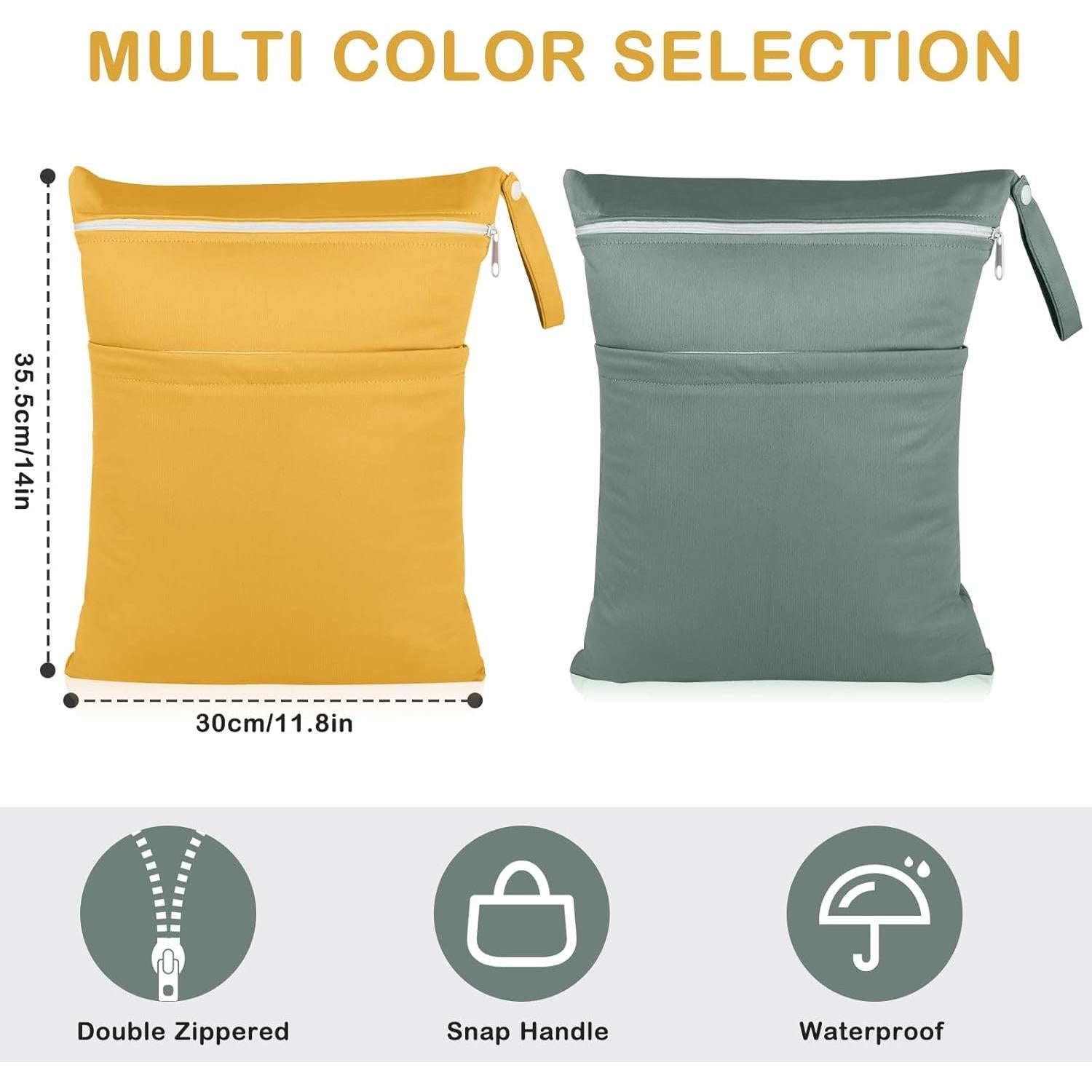 Bolsas Húmedas Angel Love, 30x36cm, Impermeables y Reutilizables