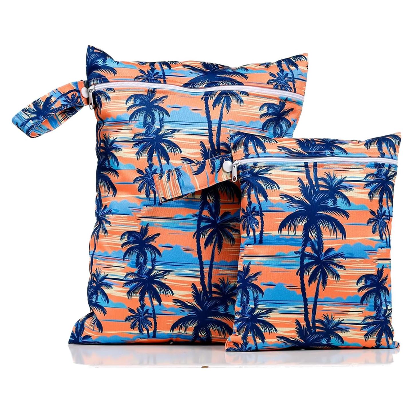 Bolsas Húmedas Impermeables Reutilizables 2 Pcs Árbol de Coco