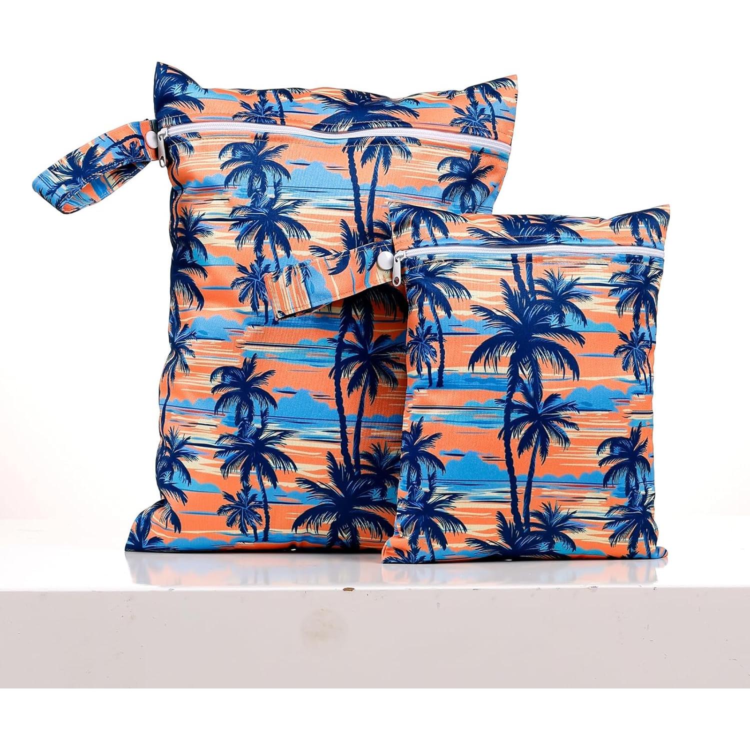 Bolsas Húmedas Impermeables Reutilizables 2 Pcs Árbol de Coco