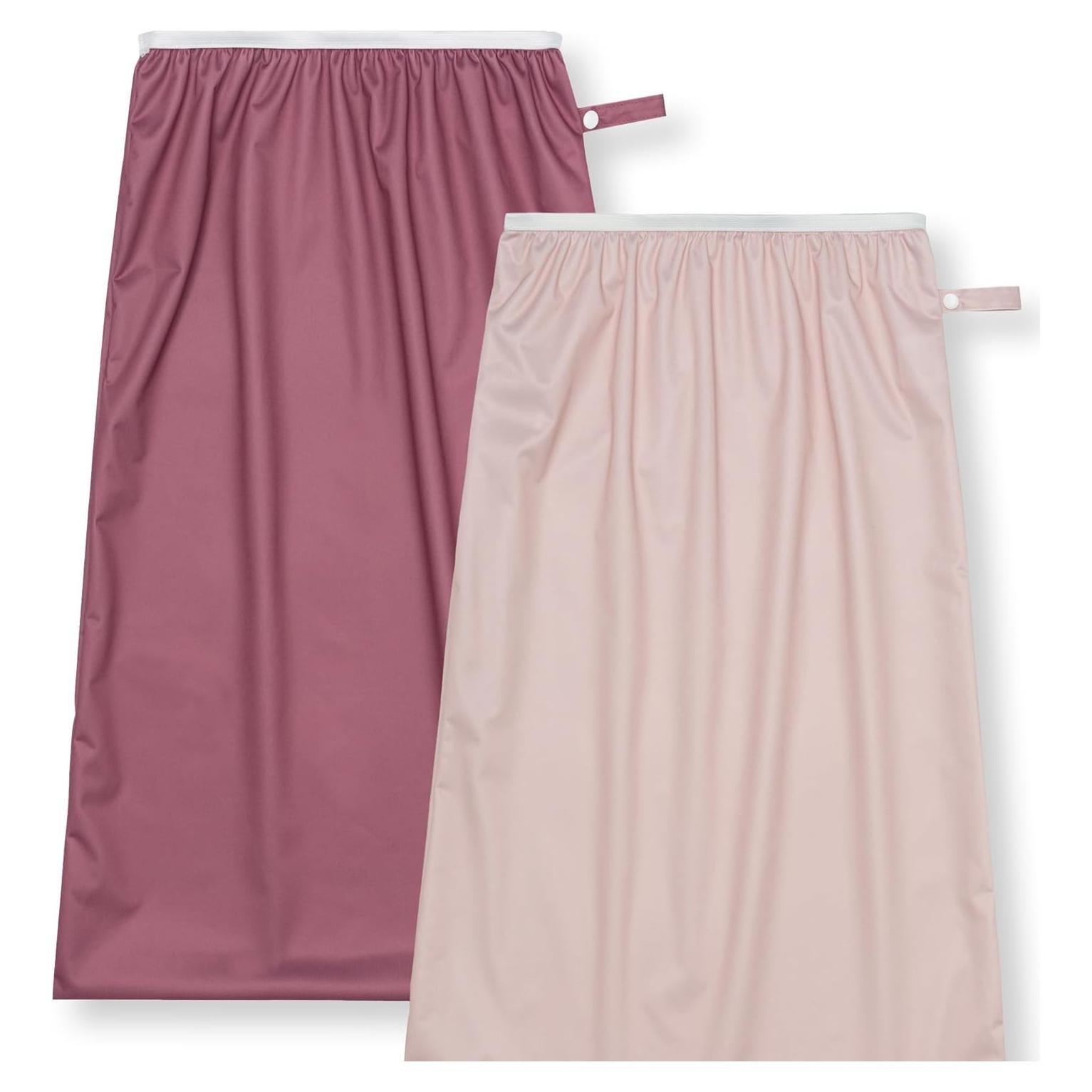 Forro de Cubo Reutilizable Nora's Nursery Rosa - 2 Paq