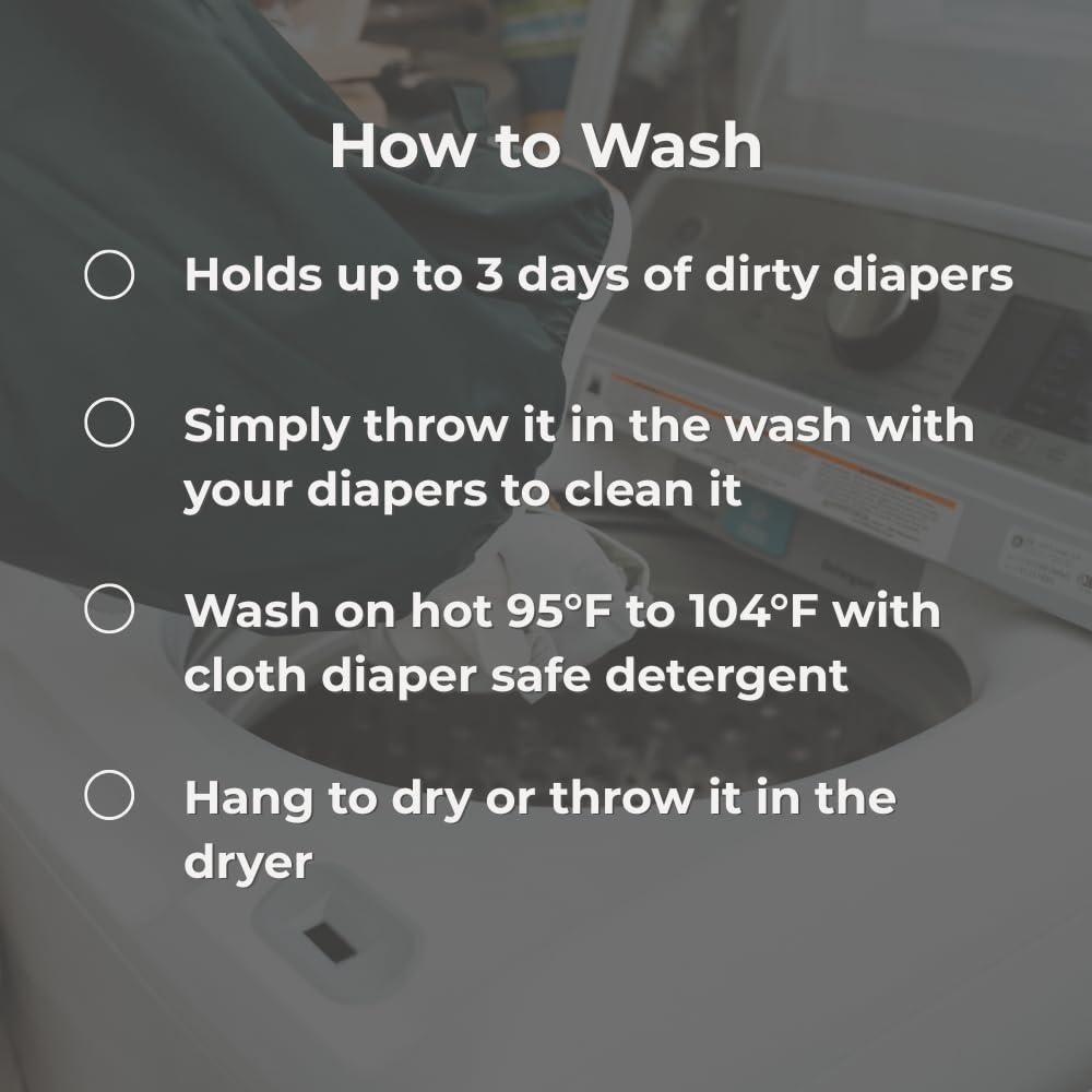 Forro de Cubo Reutilizable Nora's Nursery Rosa - 2 Paq