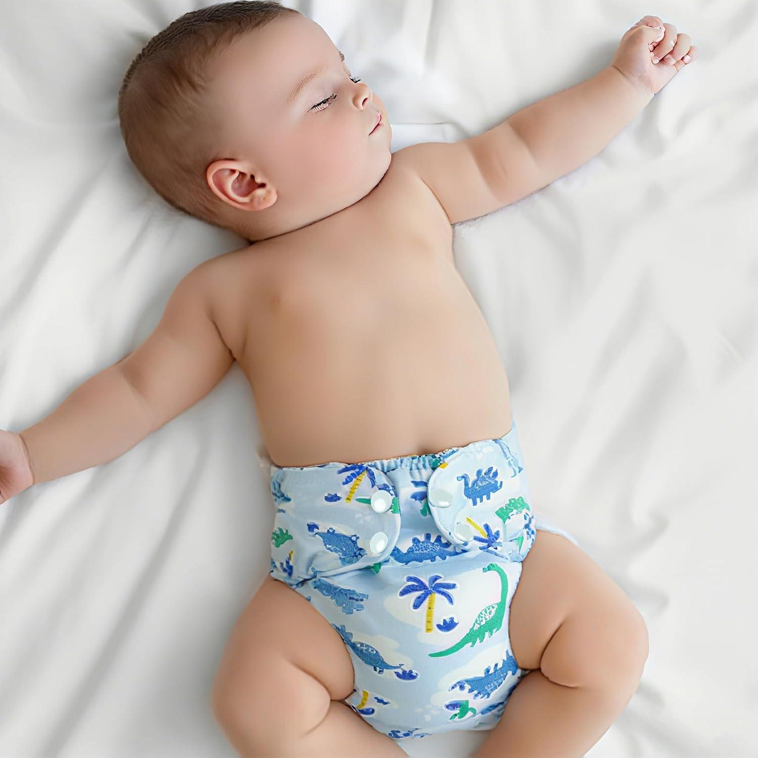 Cubierta de Pañal de Tela Impermeable BISENKID Estrella 8-16 kg