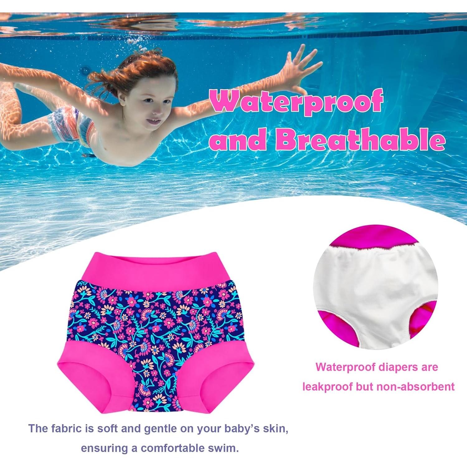 Conjunto de Pañales de Natación y Rash Guard Gran Elefante