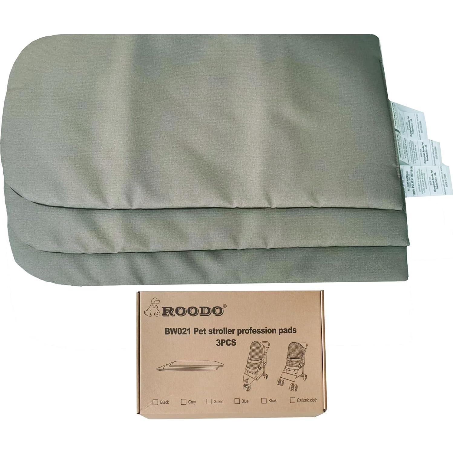 Almohadilla Interior para Carro de Mascotas ROODO BW021P - Juego de 3