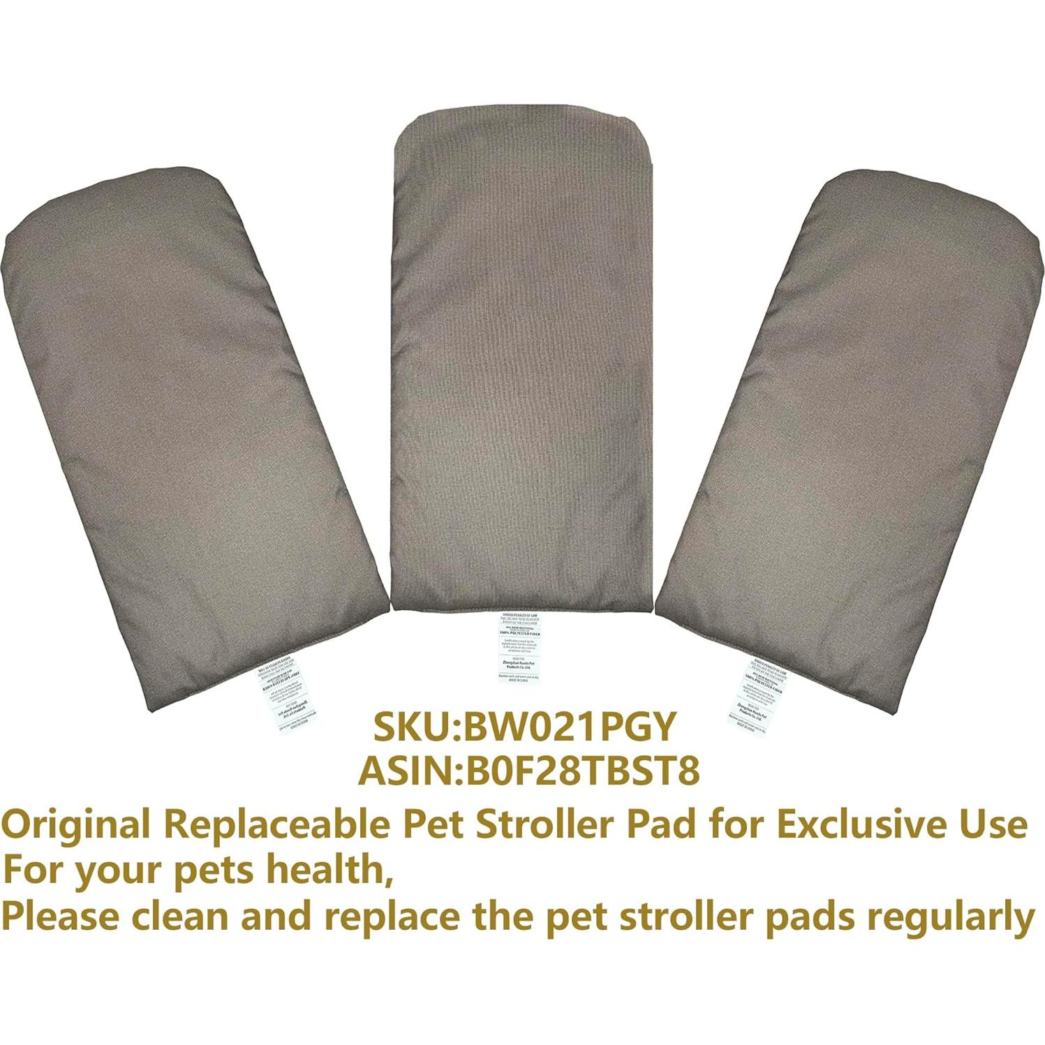 Almohadilla Interior para Carro de Mascotas ROODO BW021P - Juego de 3