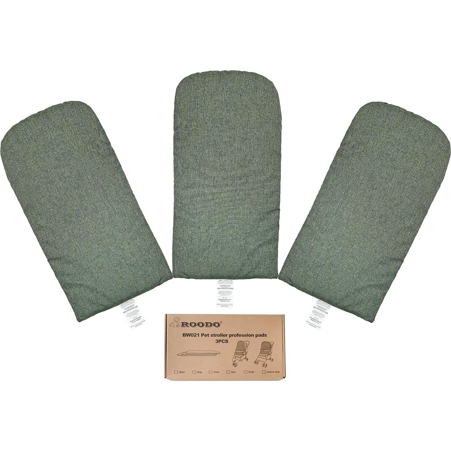 Almohadilla Interior para Carro de Mascotas ROODO BW021P - Juego de 3