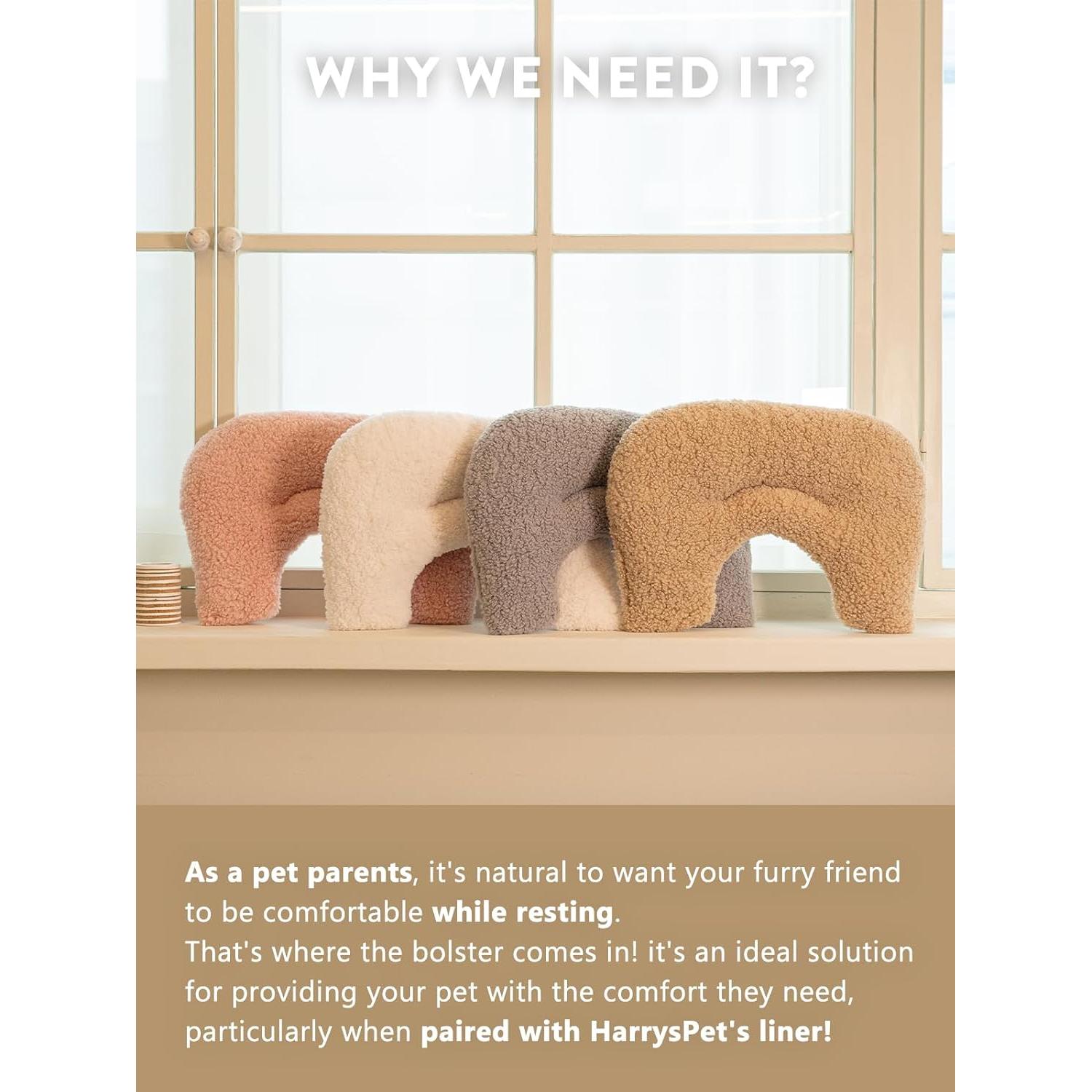 Cojín ortopédico Harryspet para cochecitos de mascotas rosa