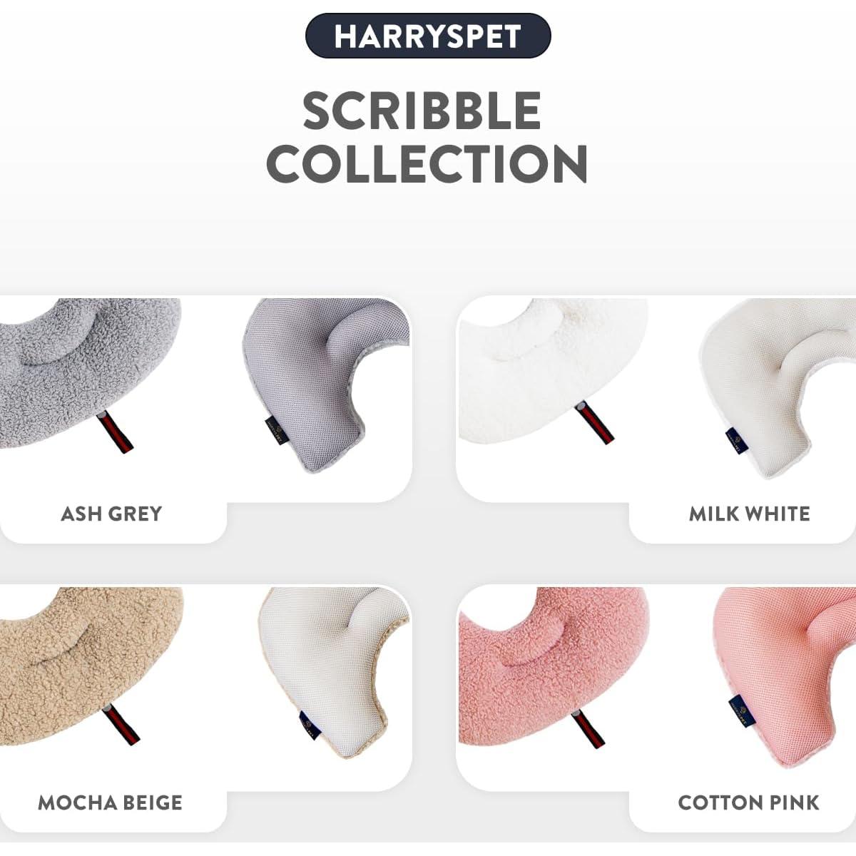 Cojín ortopédico Harryspet para cochecitos de mascotas rosa