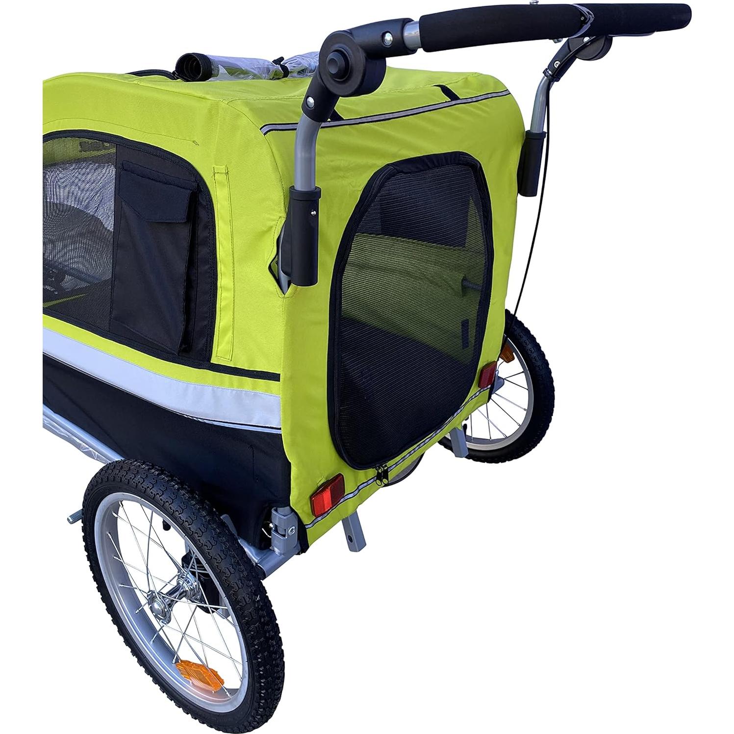 Remolque para Mascotas Extra Grande Booyah - Carrito Jogger Azul