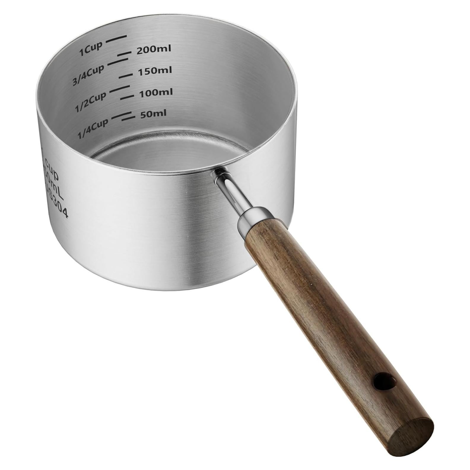 Cuchara Medidora de Acero Inoxidable 304 para Mascotas 1 Taza