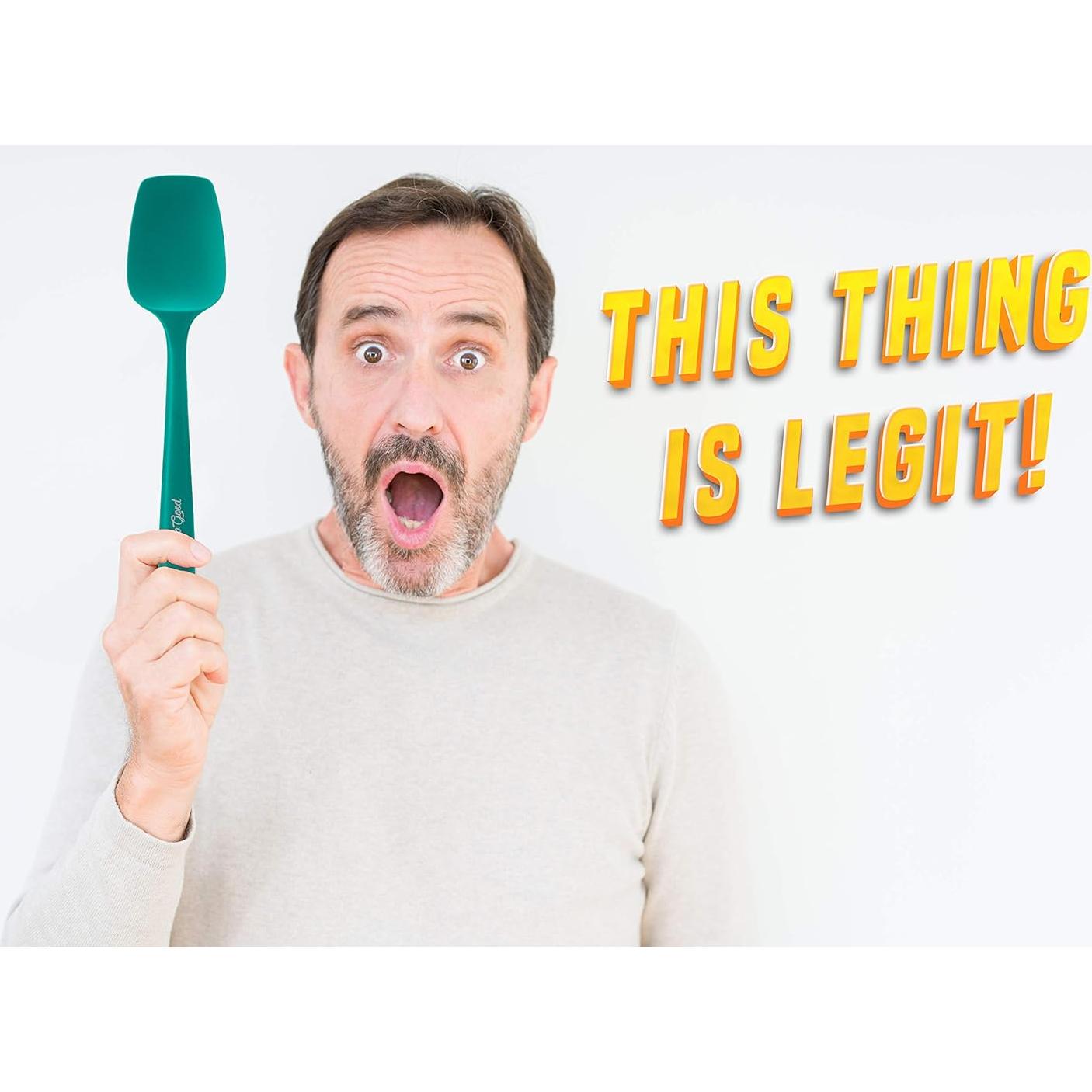 Espátula de Silicona UpGood Verde Azulado Resistente al Calor