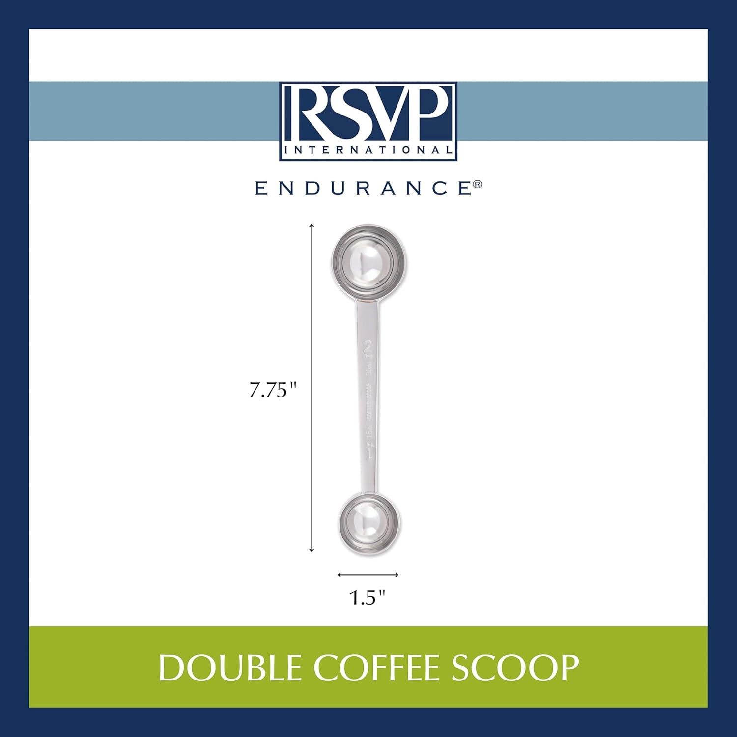 Cuchara Medidora RSVP de Acero Inoxidable 19.7 cm Doble