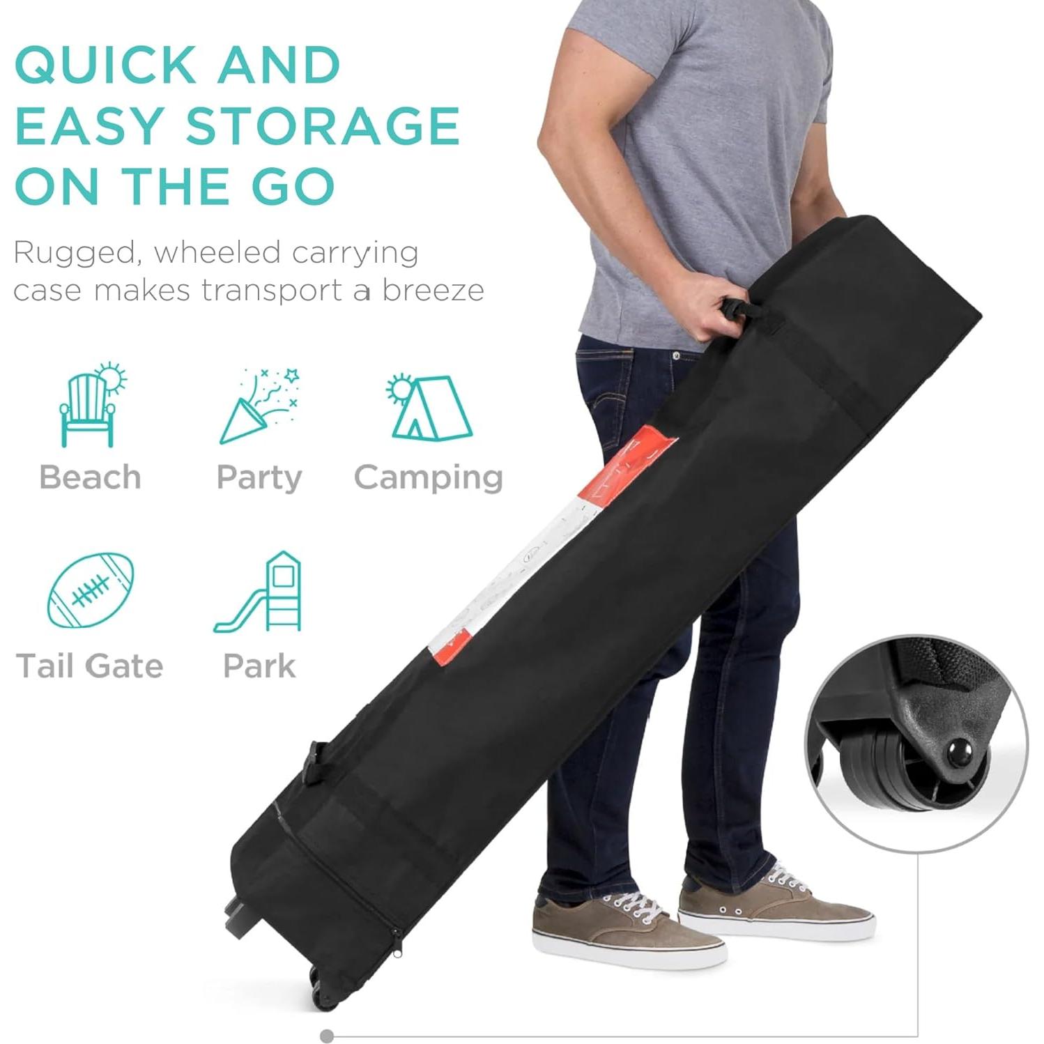 Carpa Plegable 3x3m Mejor Opción Beige 1 Persona Instantánea