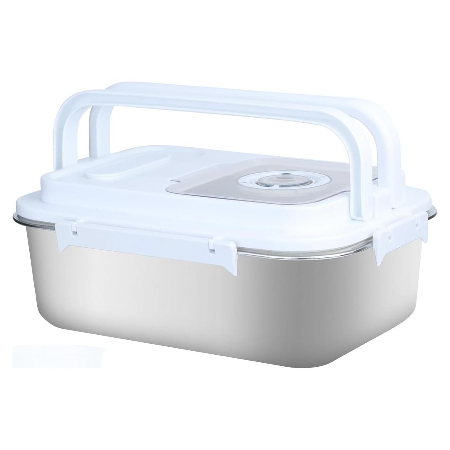 Contenedor de Almacenamiento de Comida para Mascotas RUIAN 7.5L Acero Inoxidable