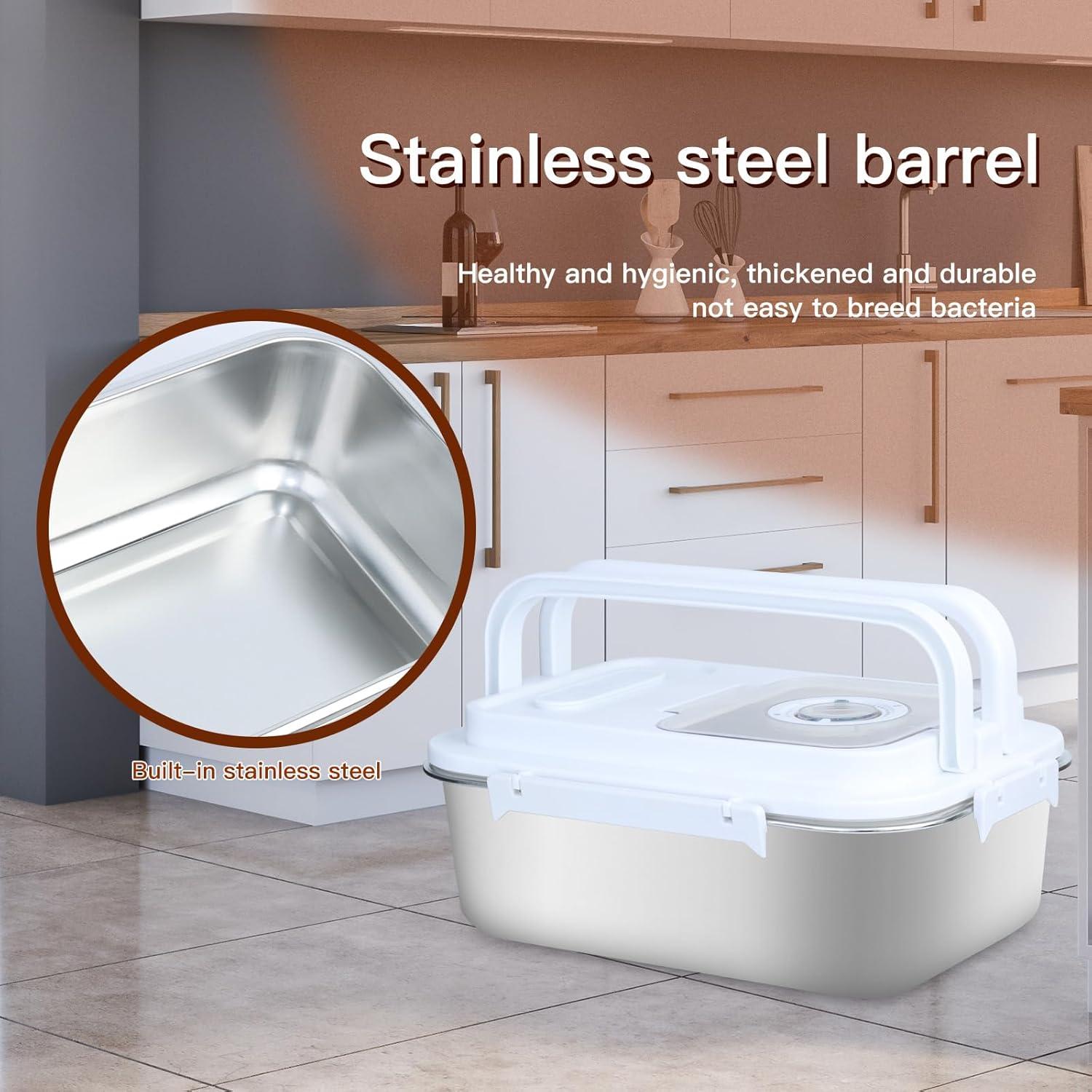 Contenedor de Almacenamiento de Comida para Mascotas RUIAN 7.5L Acero Inoxidable