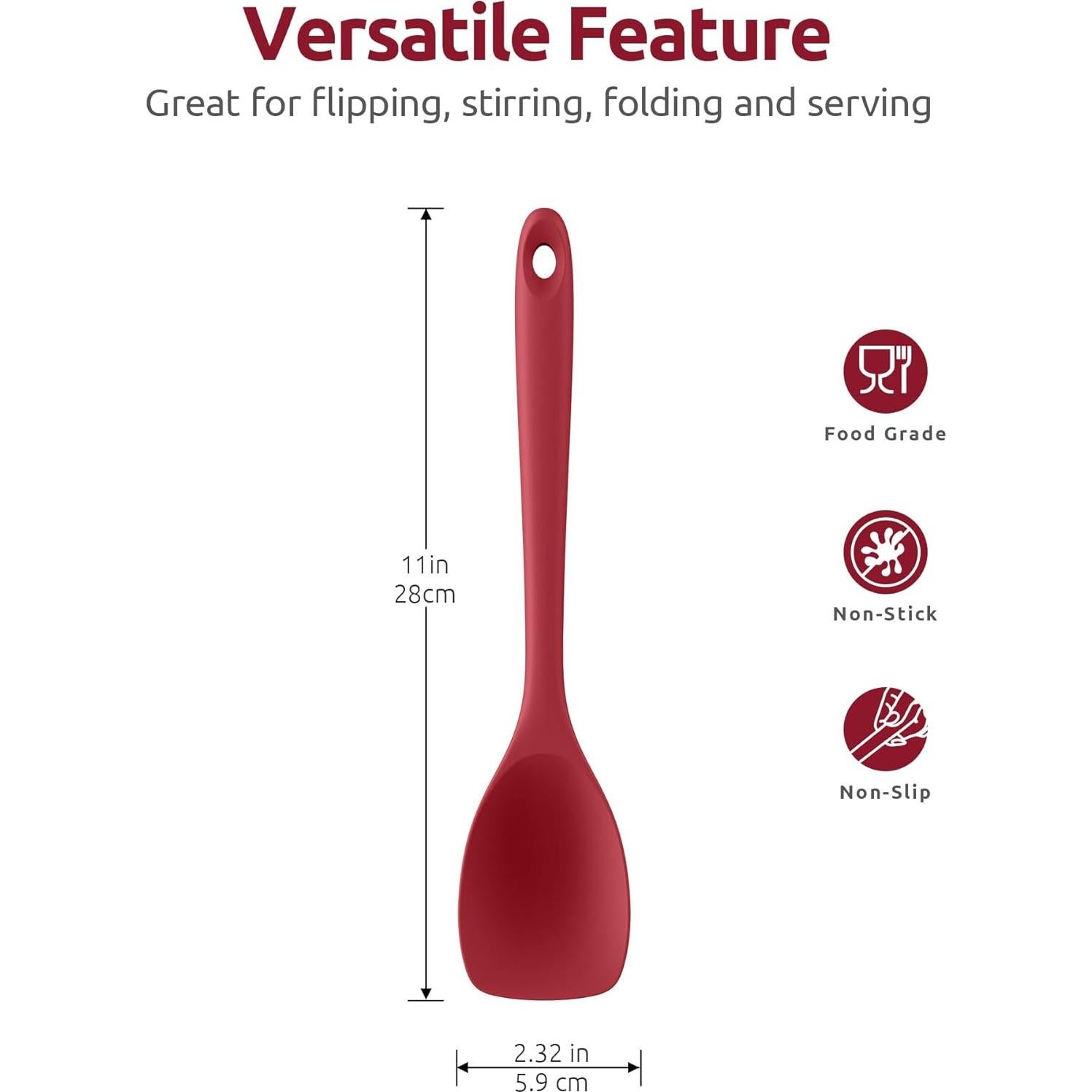 Espátula Cuchara U-Taste Silicona Resistente al Calor 315°C