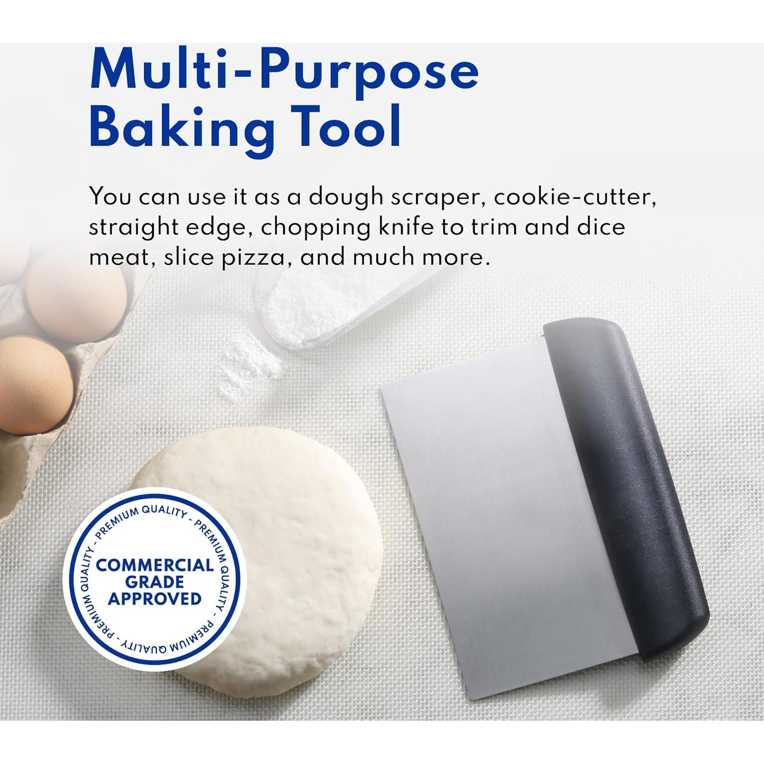 Raspador de Masa New Star Foodservice 15x7.6 cm Acero Inoxidable