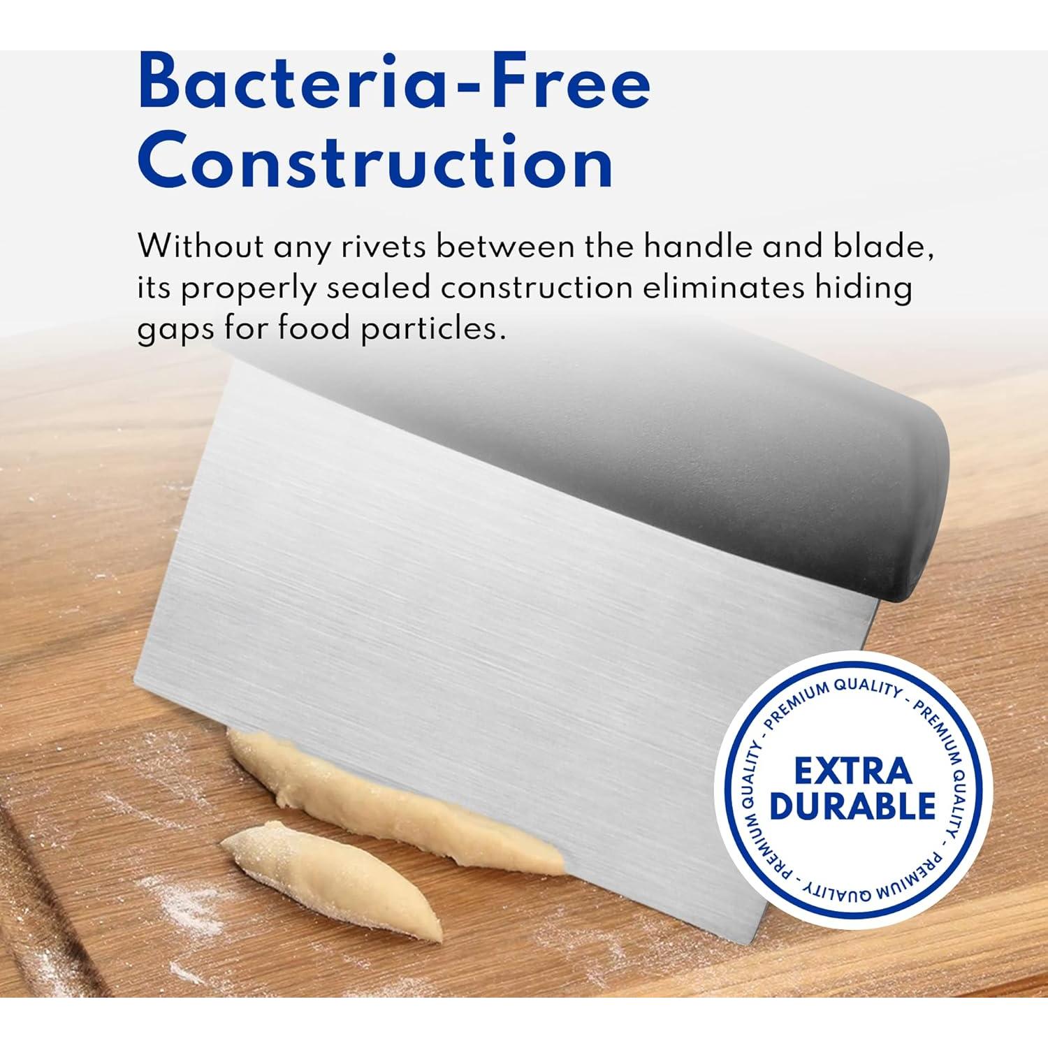 Raspador de Masa New Star Foodservice 15x7.6 cm Acero Inoxidable