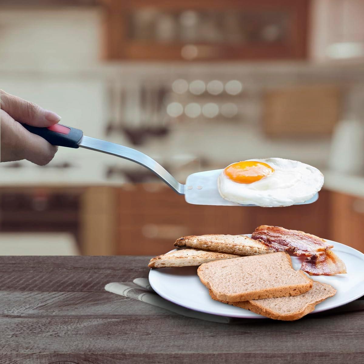 Espátula Flexible de Acero Inoxidable XiaoZu 32cm Resistente al Calor